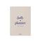 Undated Daily Planner - Sand and Navy