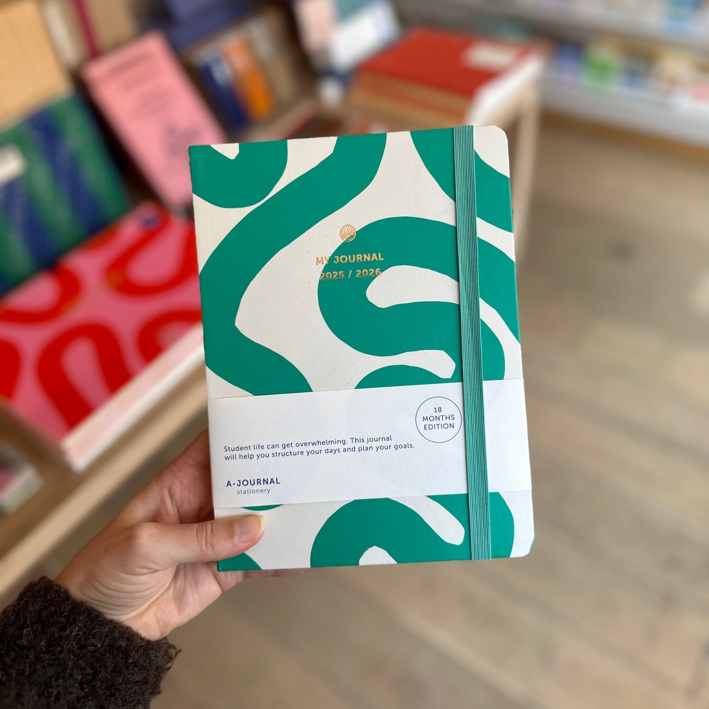 2025-2026 Academic Diary - A5 / Flow Green