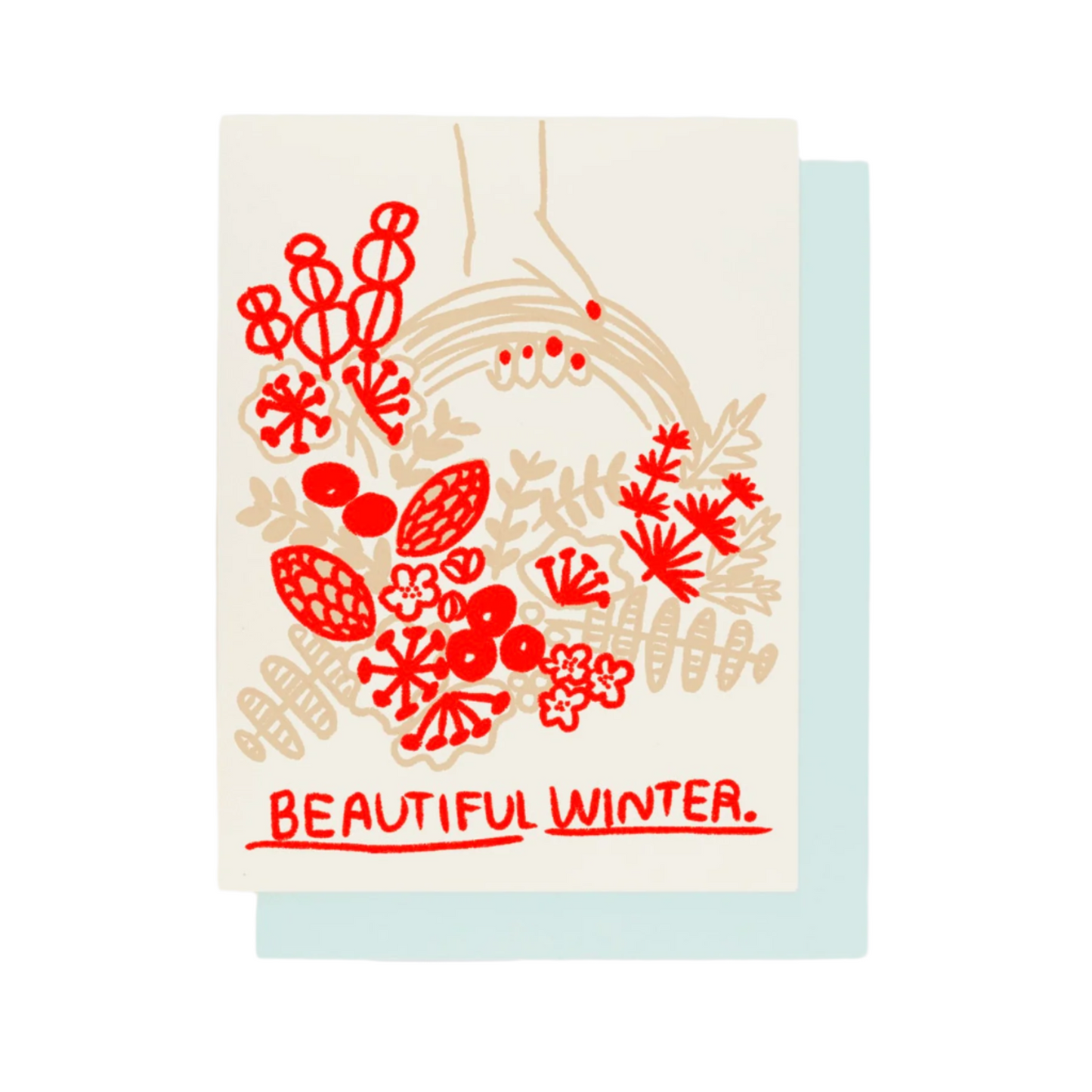 Beautiful Winter Greeting card