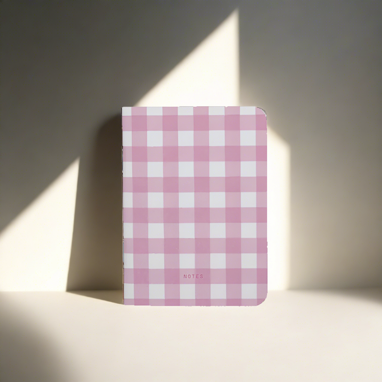 Swinging Candy Pink Pocket Notebook - Plain