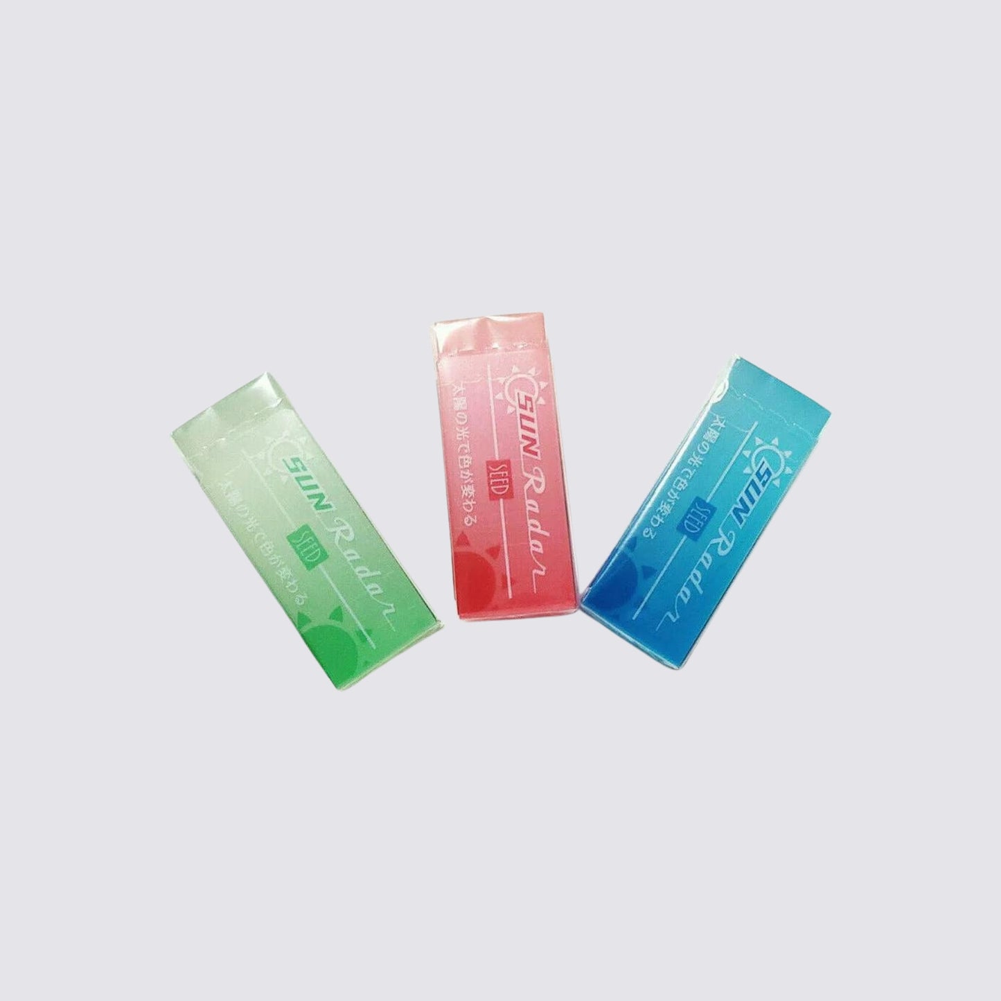 Different Colours of Erasers