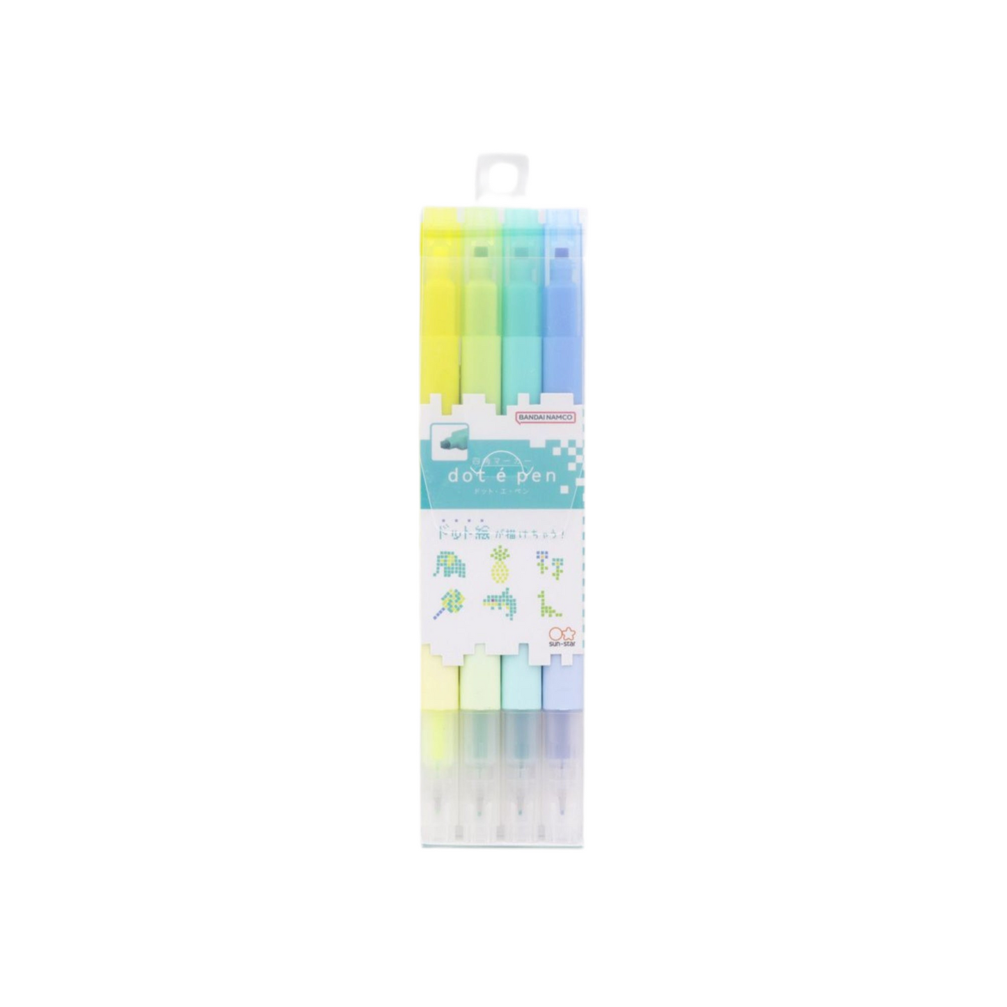 Dot E Square Pen - Set of 4