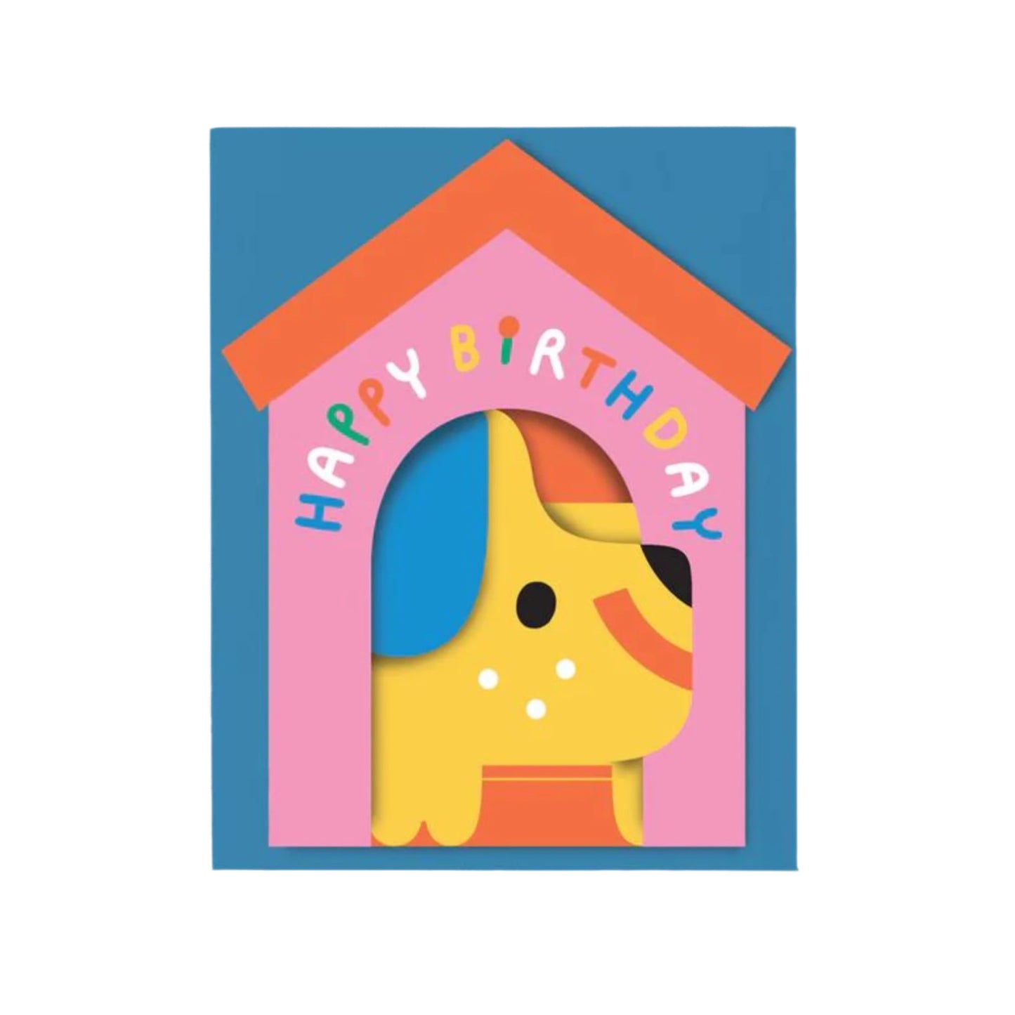 Dog Fold Out Card With Envelope