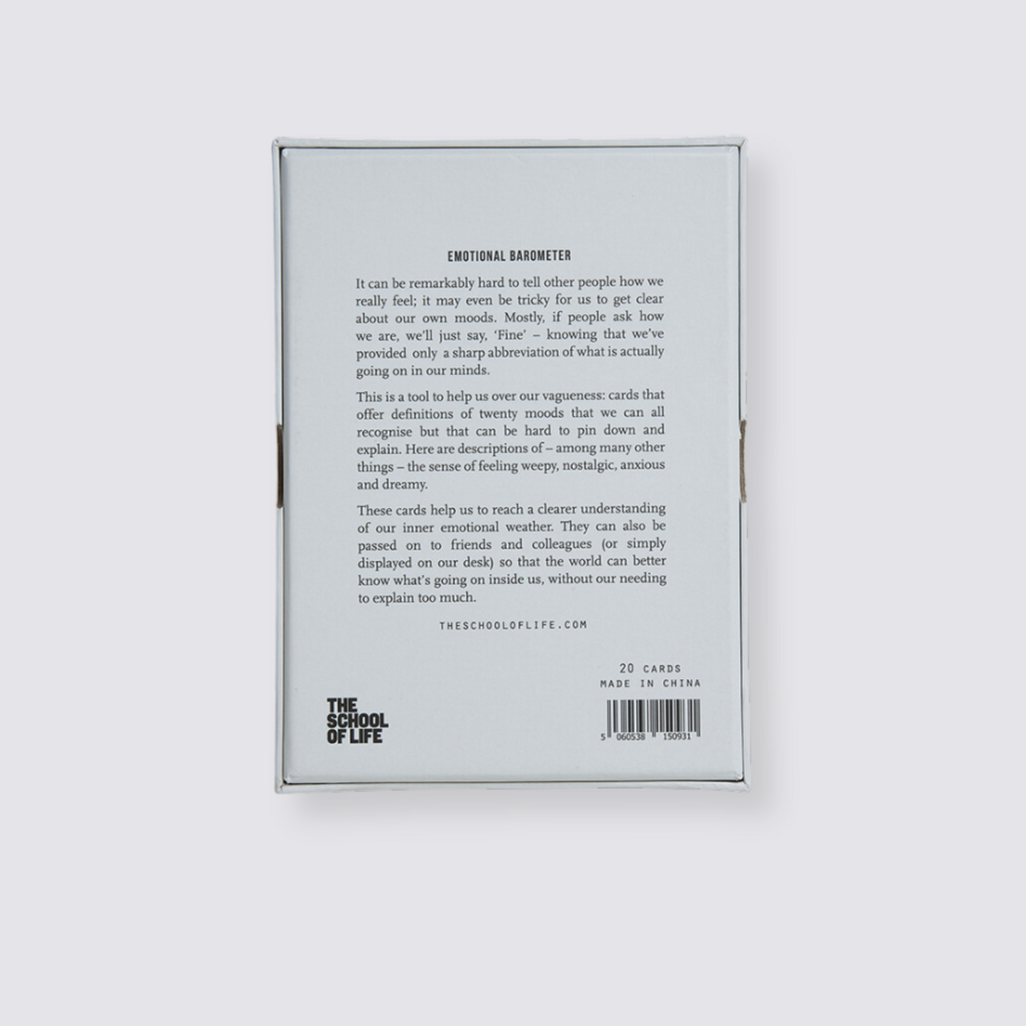 School of Life Emotional Barometer Card Set