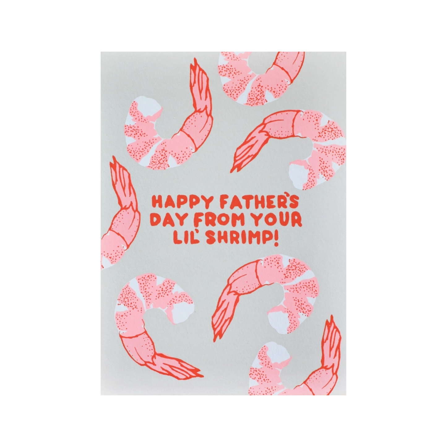 Happy Fathers Day Shrimp Card