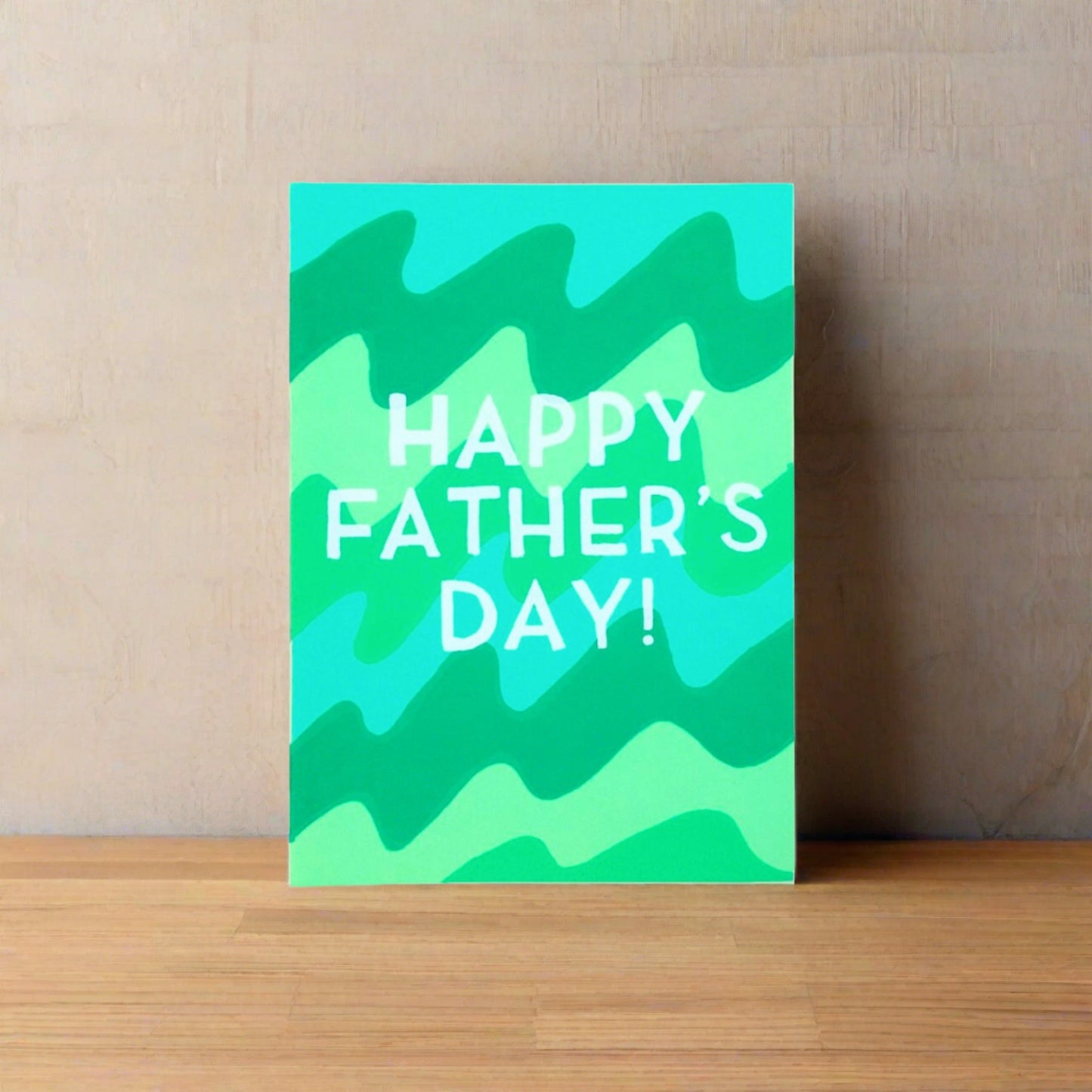 Green Father's Day Card