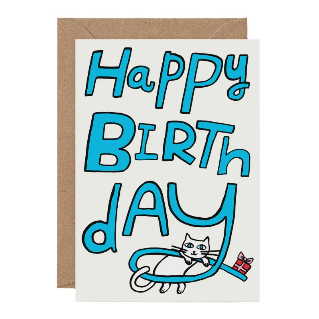 Happy Birthday Cat Card