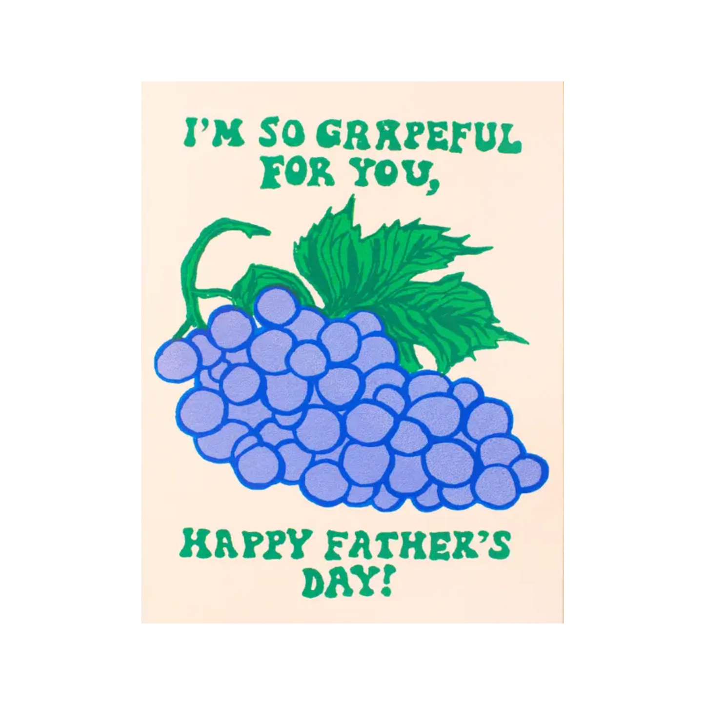 Fathers Day Grape Card