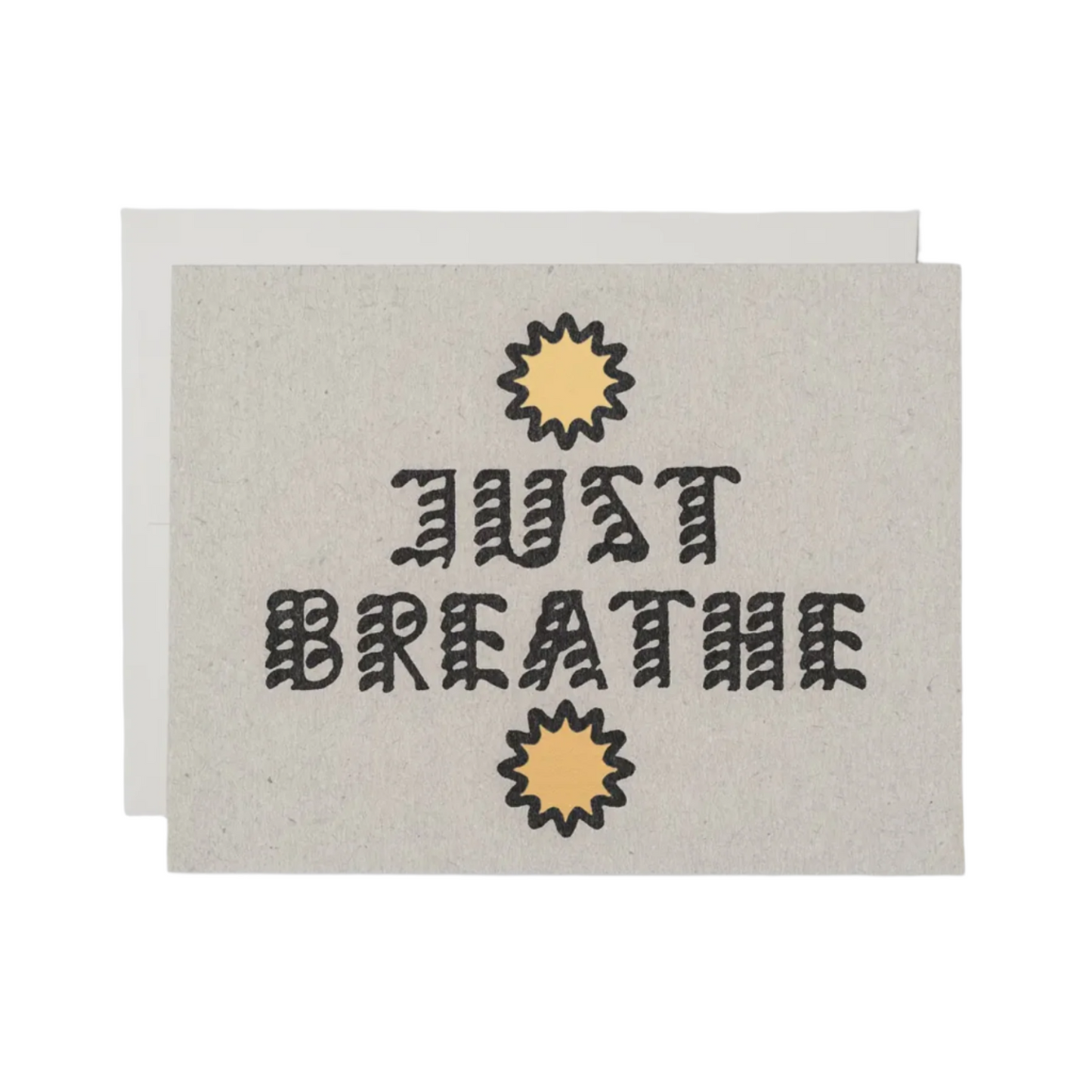 Just Breathe Greetings Card