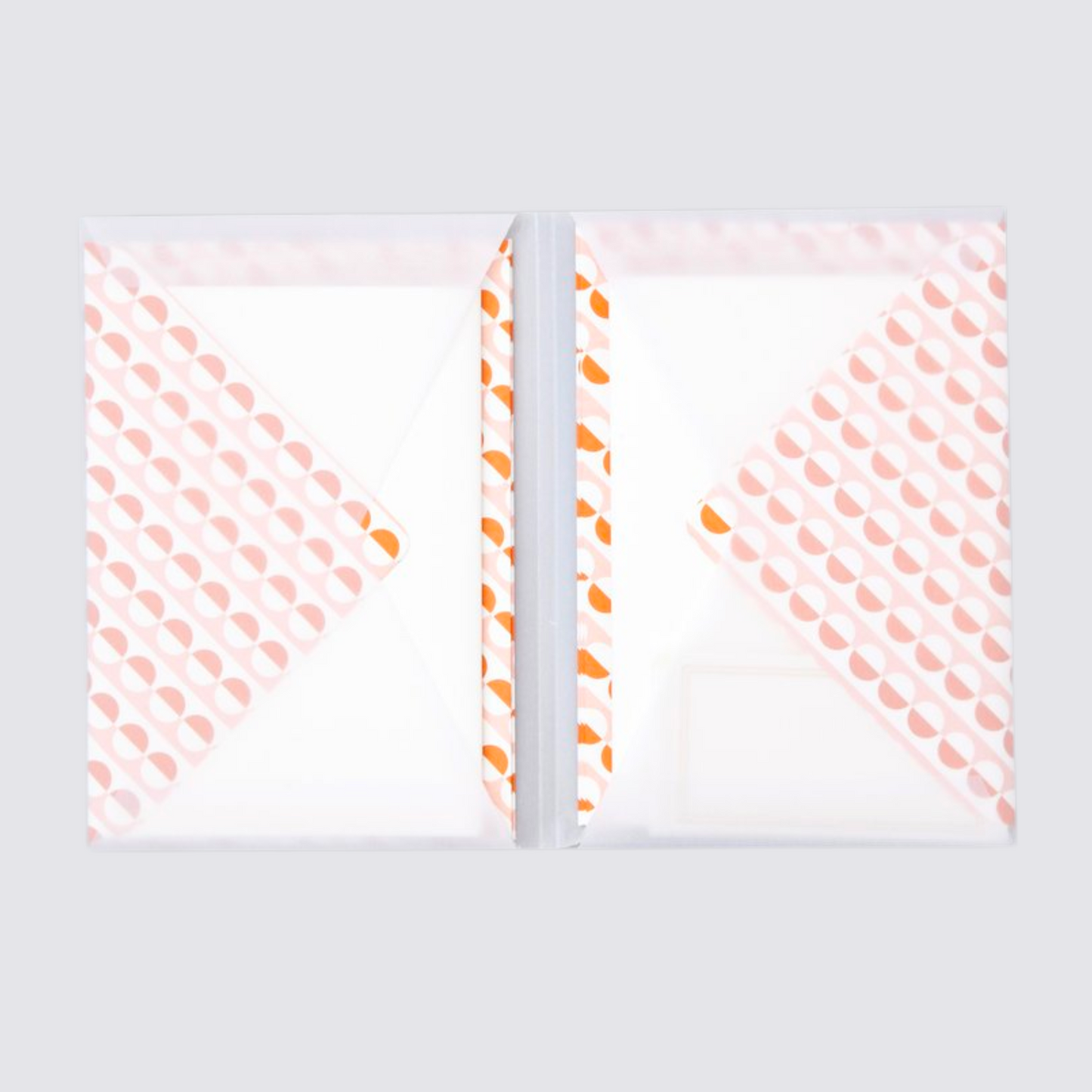 Letter Writing Set - Pink/Orange