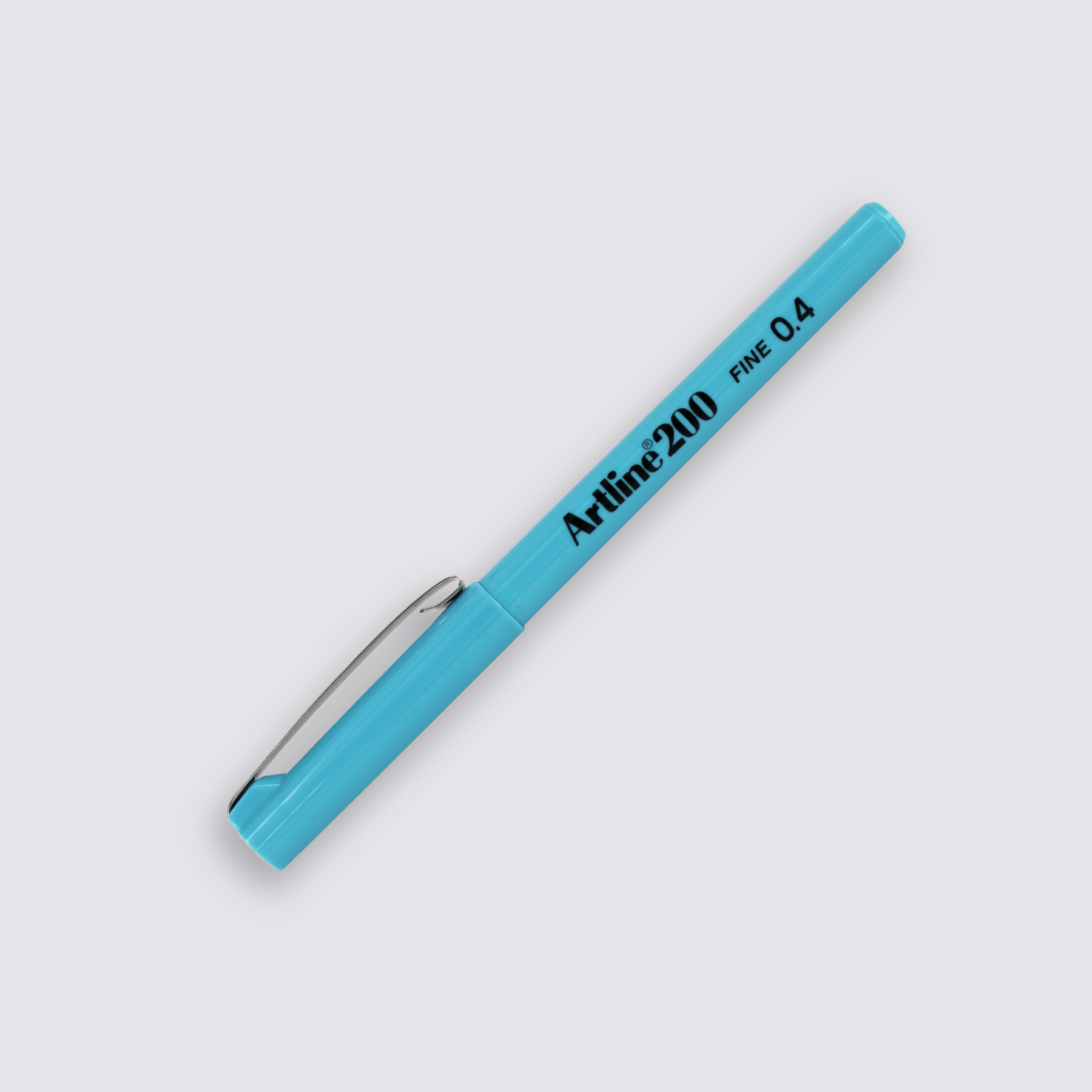 light blue fine line pen