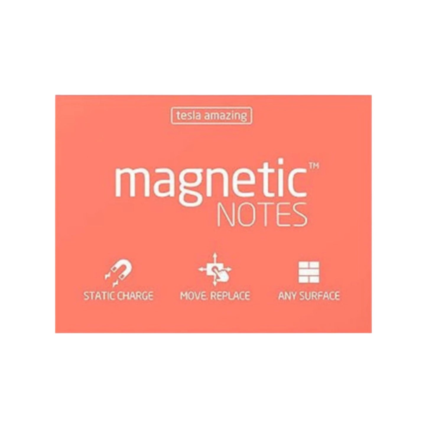 coral medium size magnetic notes
