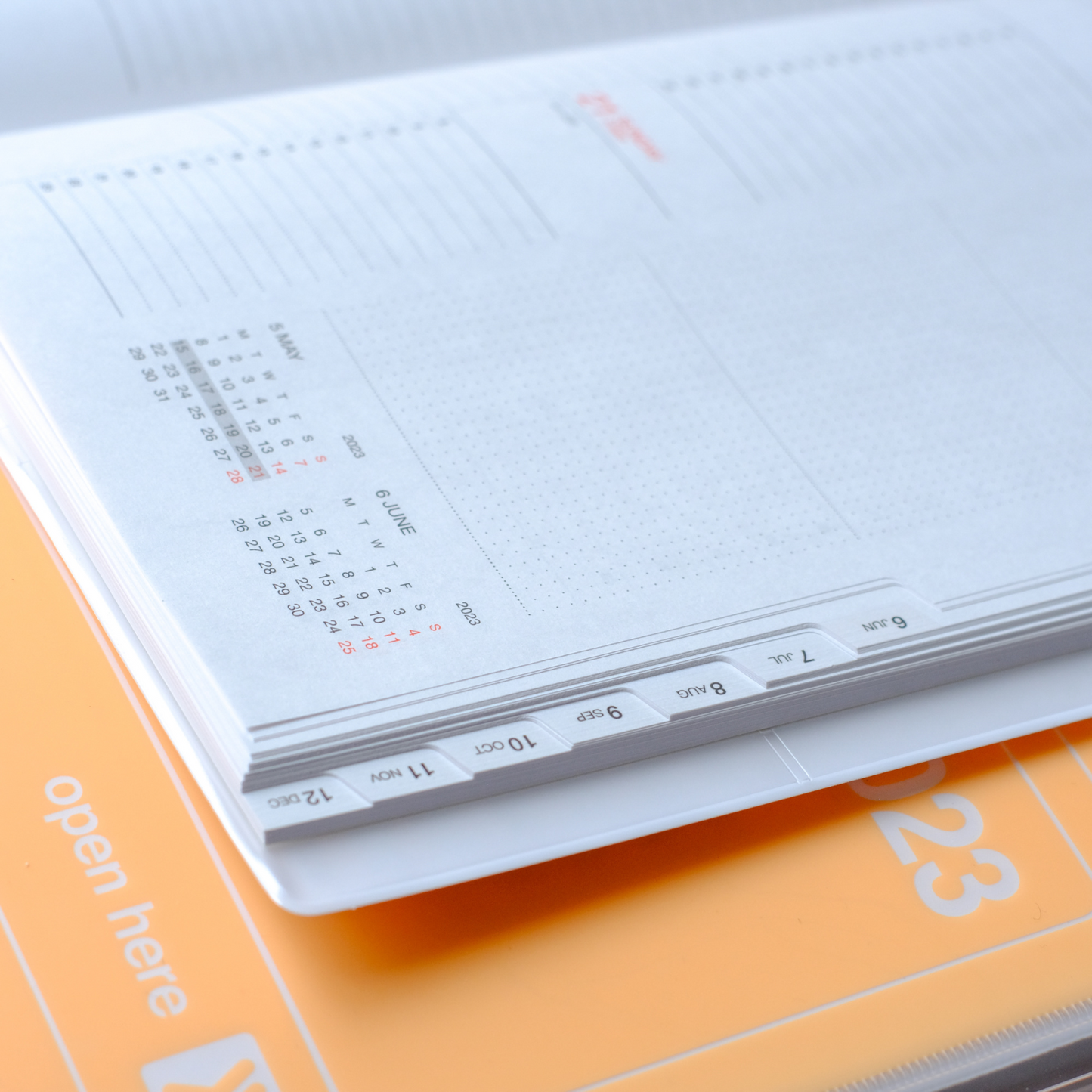 Academic Diary with Tabs