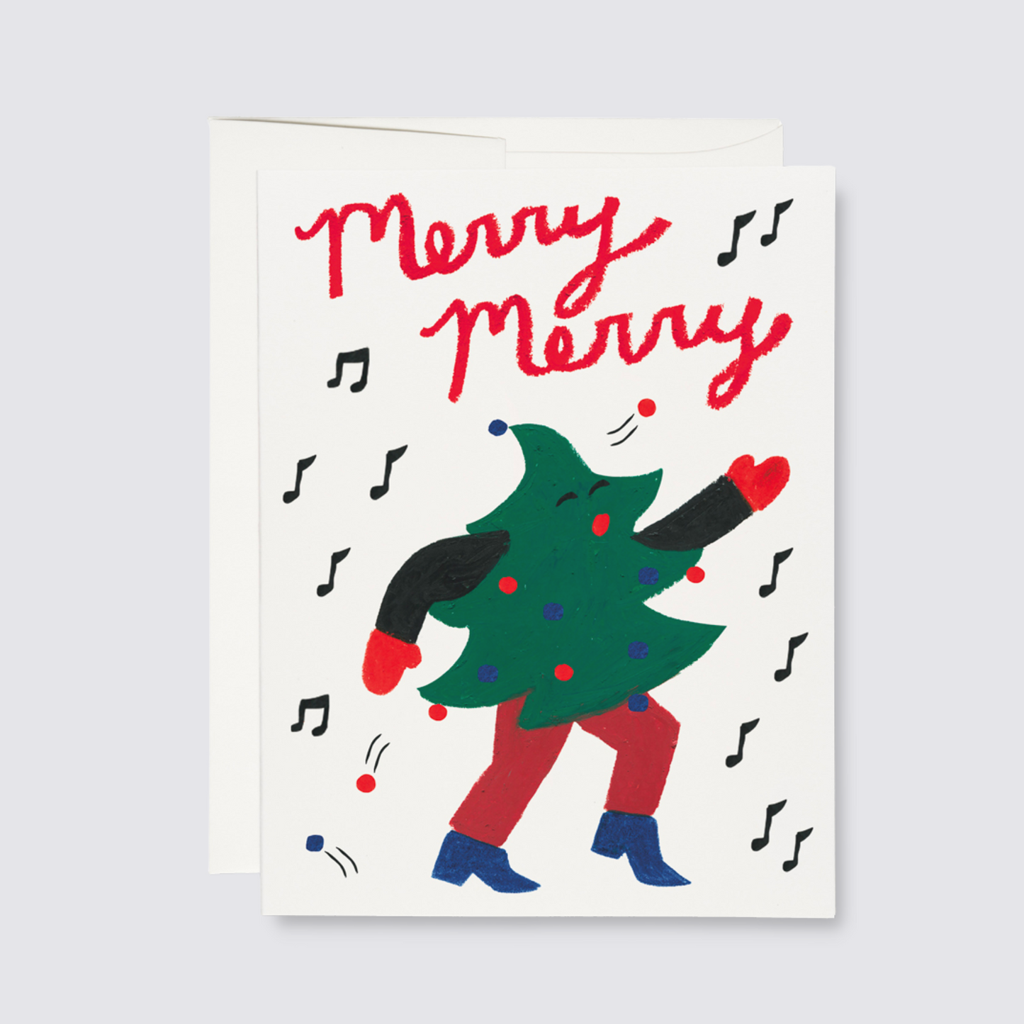 Merry Happy Christmas Tree Card