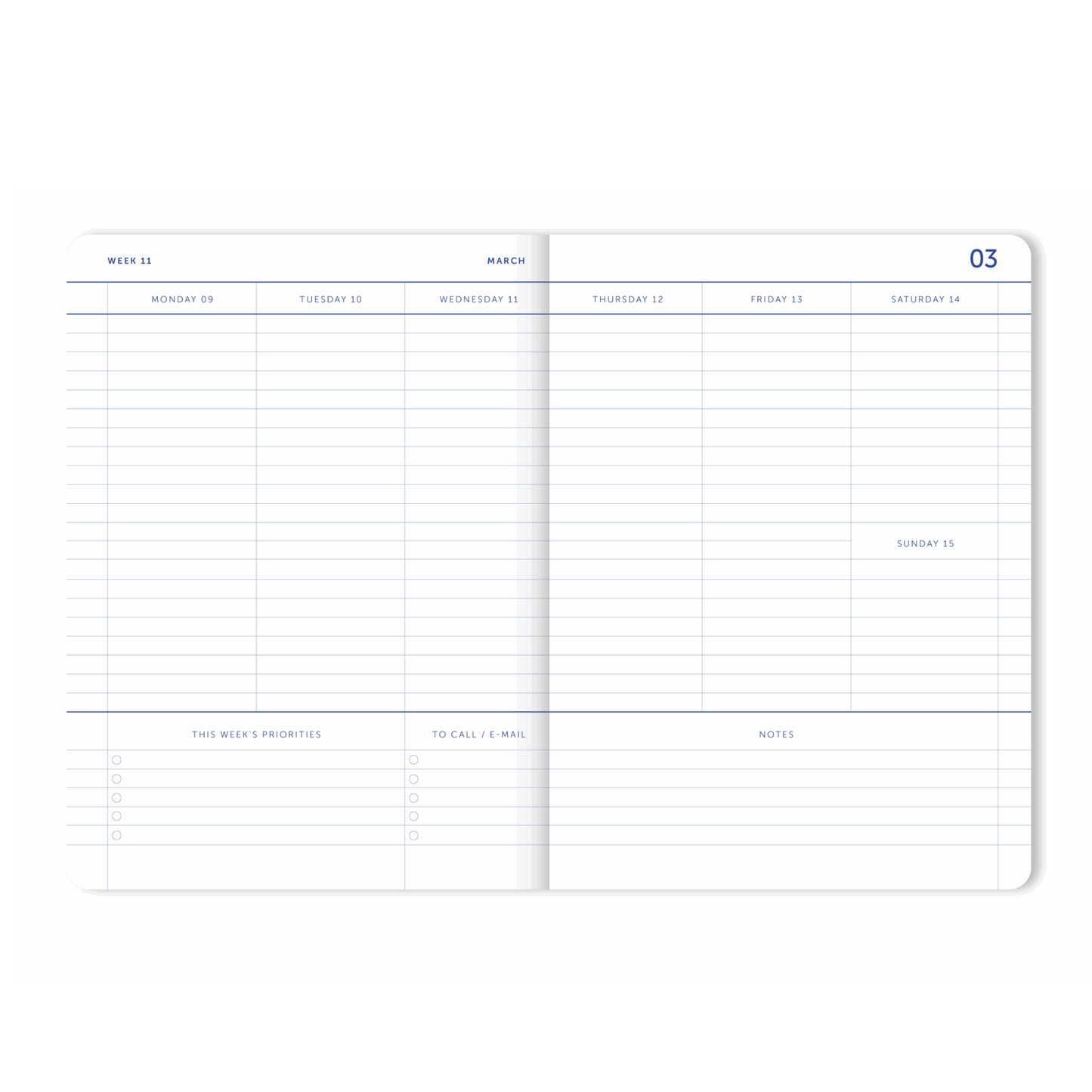 2026 My Journal Weekly Diary - Flow Bordeaux