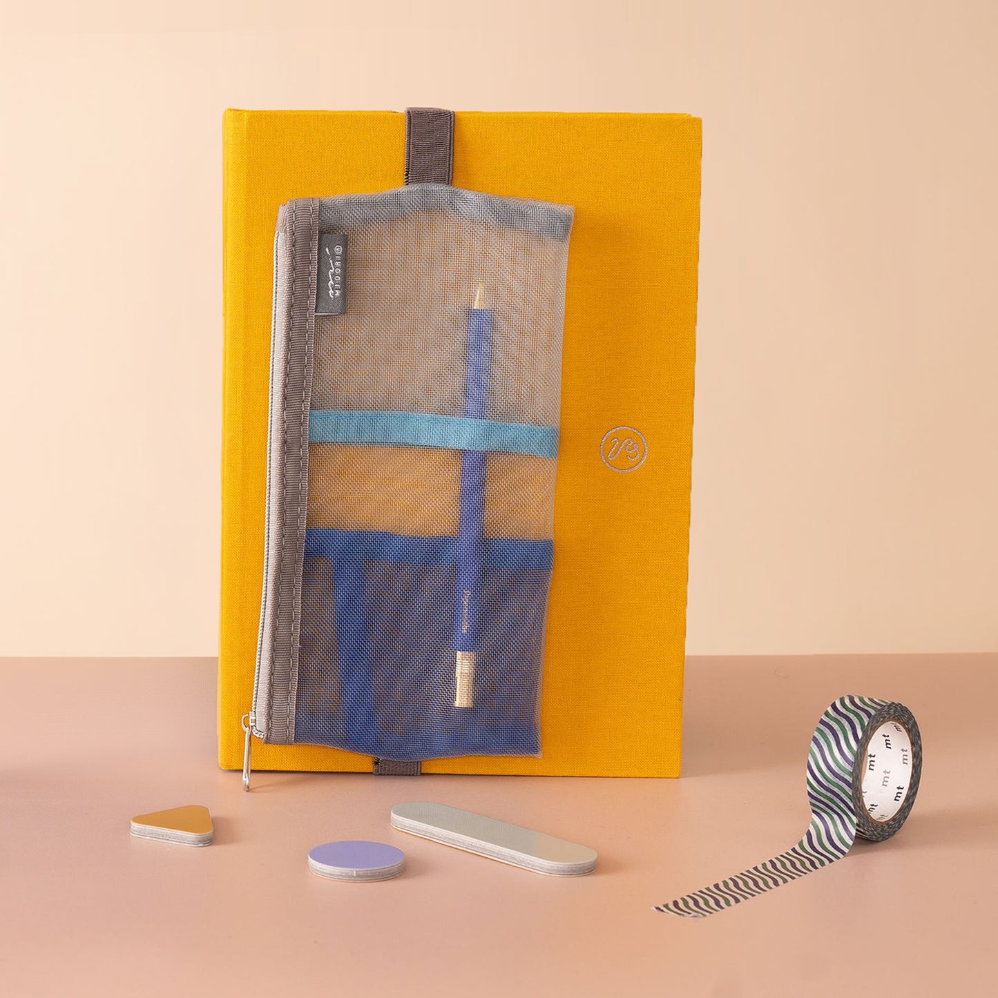 light blue book band pencil case