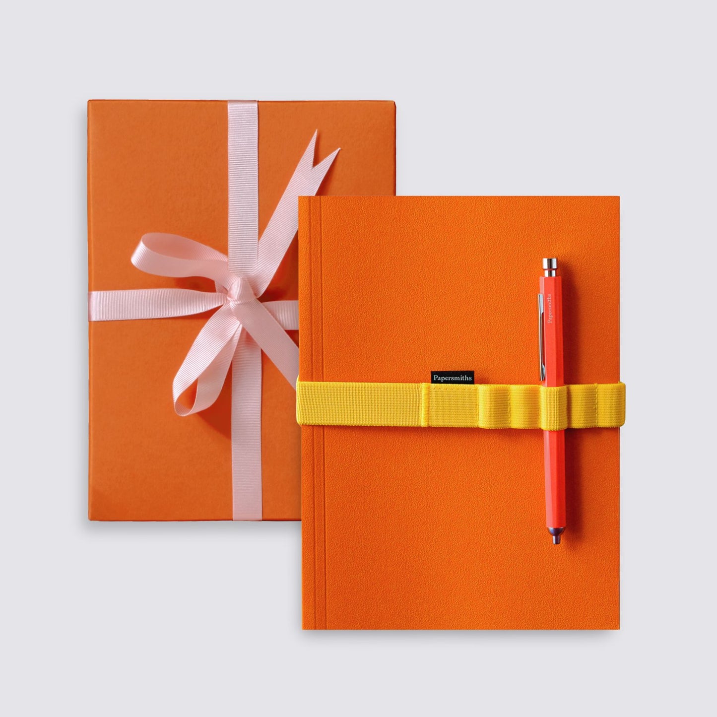 orange gift set stationery