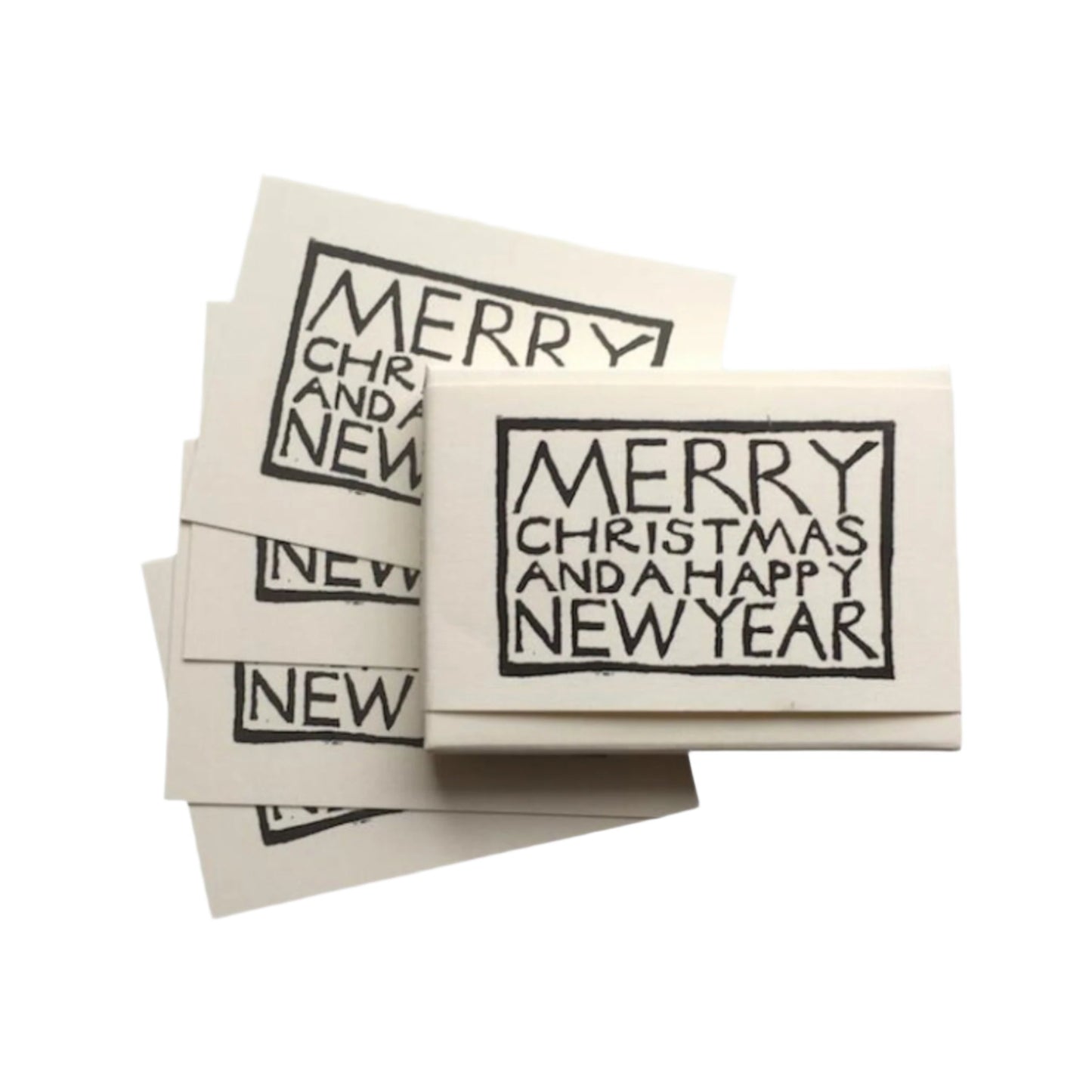 black writing Christmas gift tags