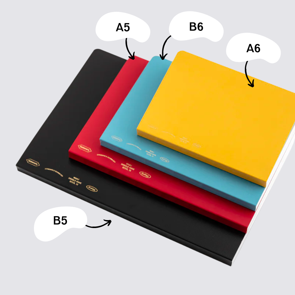 Stalogy Notebook sizes