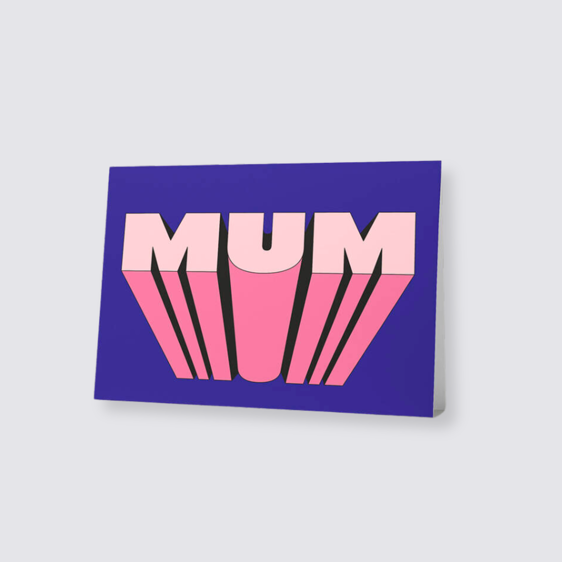 Purple Pink Mother's day card