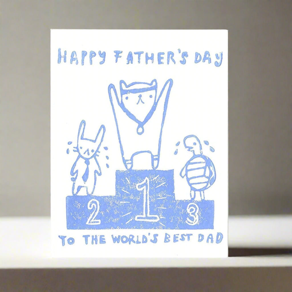 World best dad card