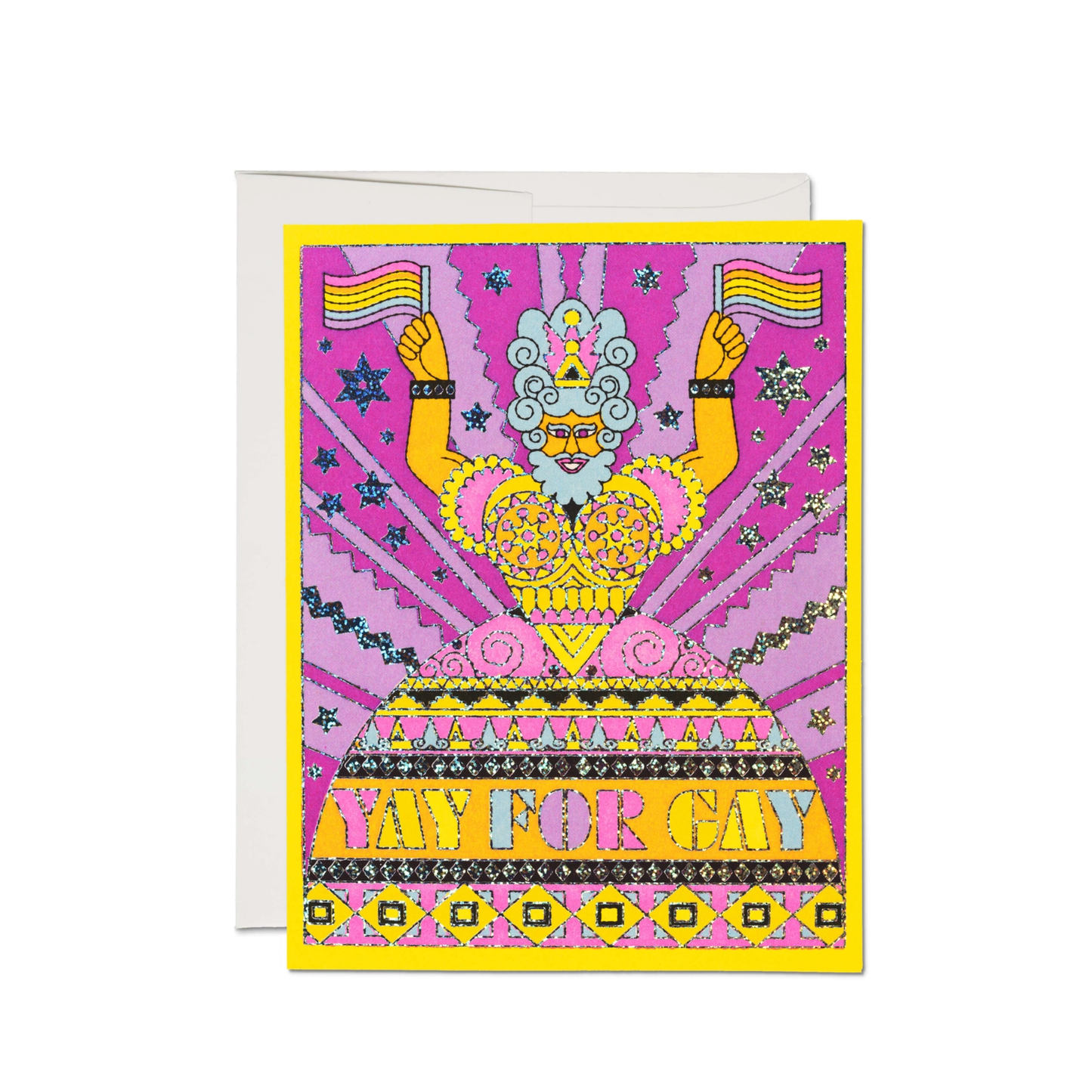 Yay Gay Greeting Card