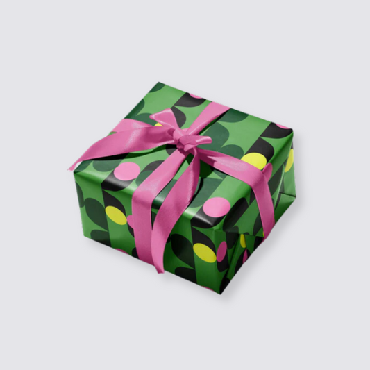 bold green wrapping paper