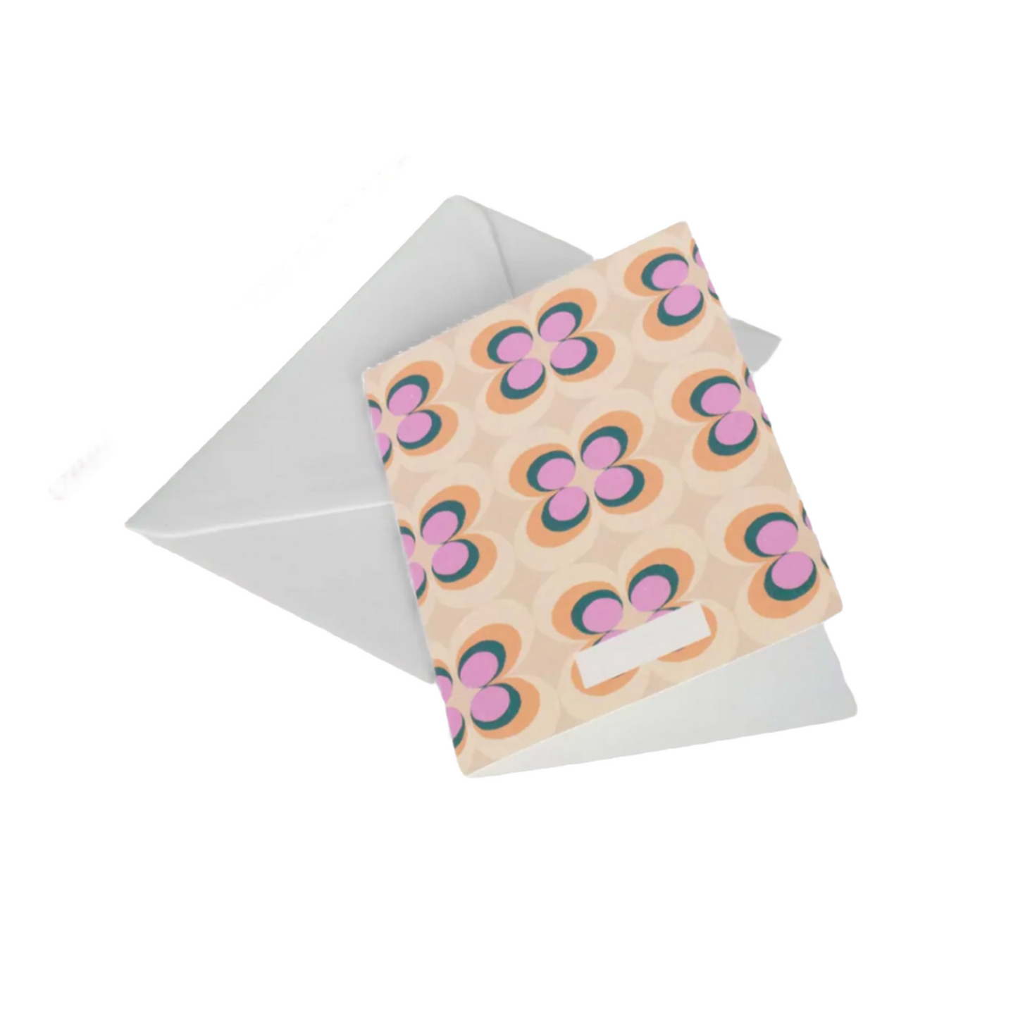 seventies butterfly greetings card