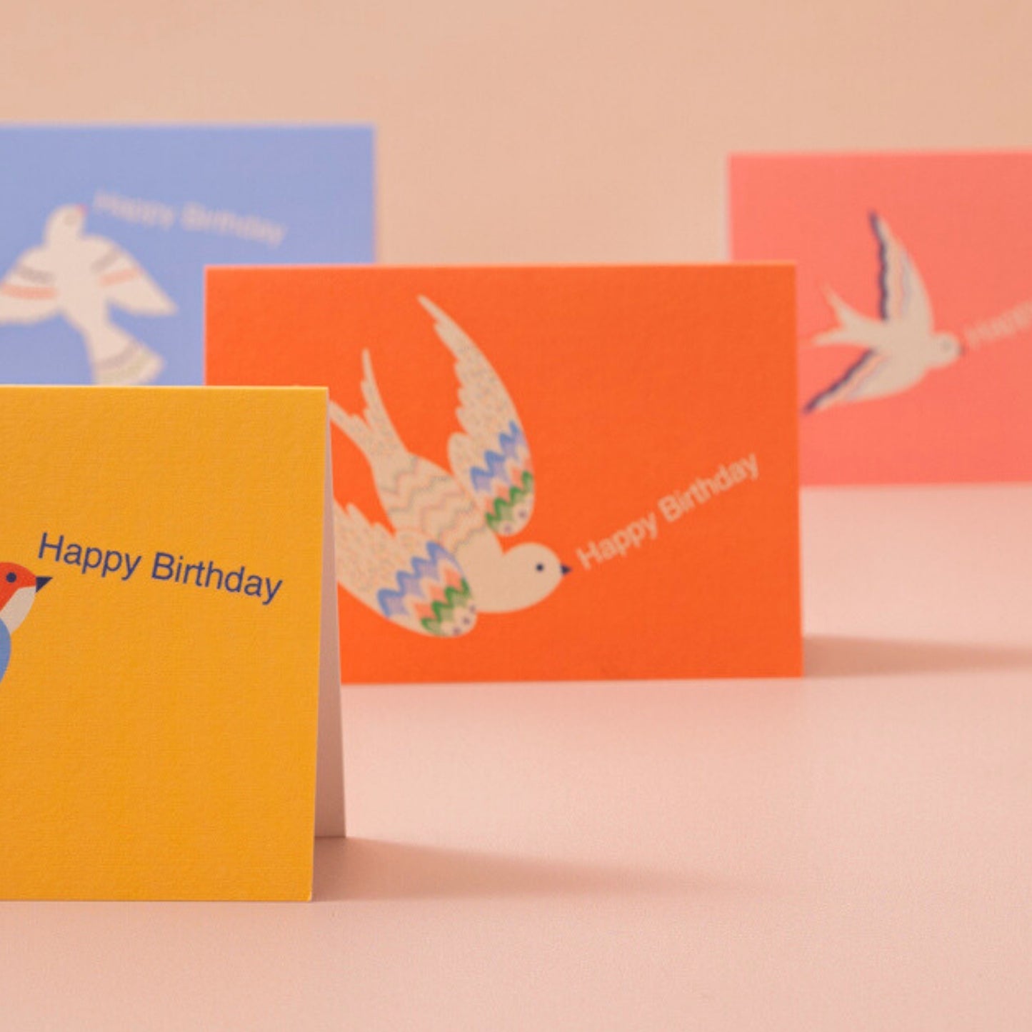 Happy Birthday Bird Notecards - Set of 8