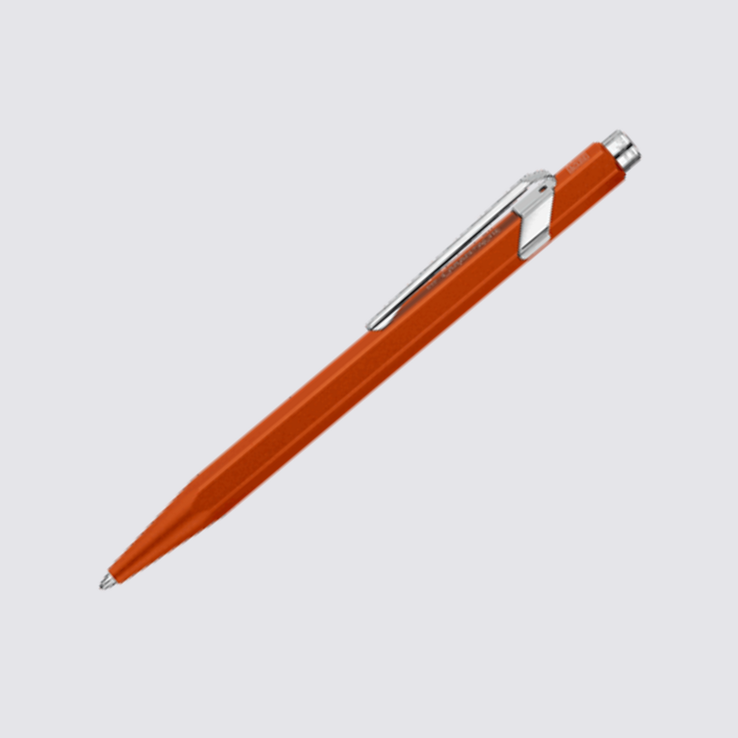 caran dache colormat orange ballpoint pen
