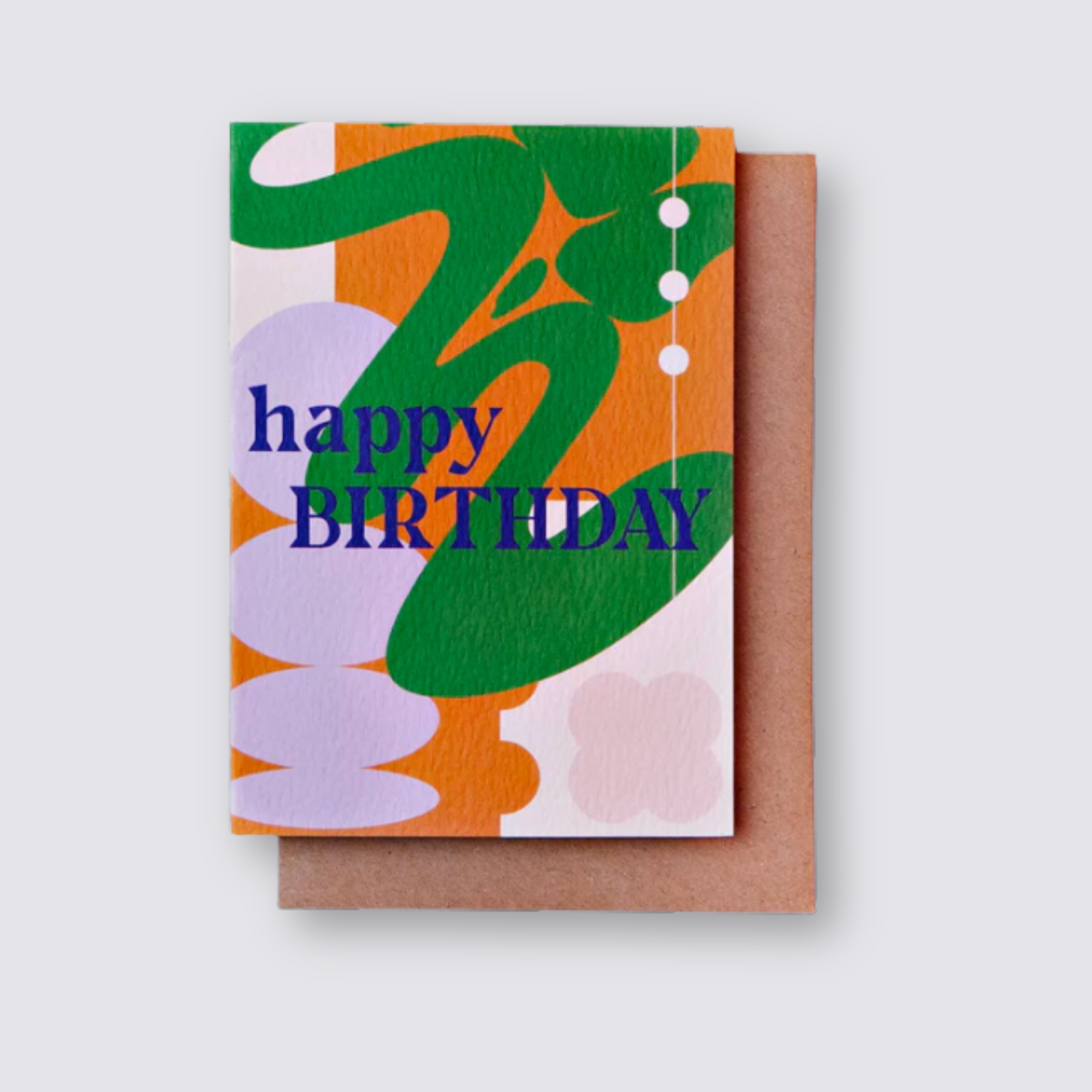 Happy Birthday Card Bold Print