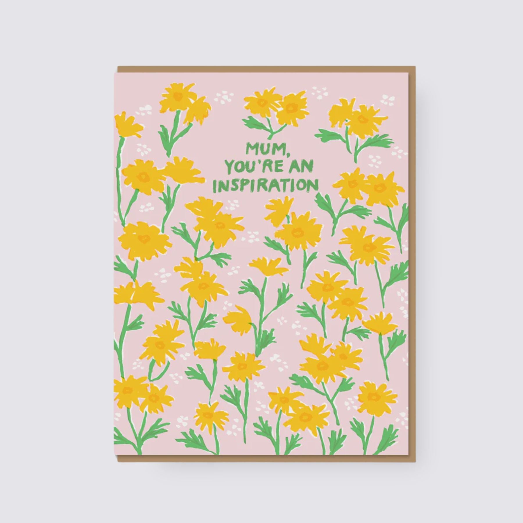 Inspiration Mum Wildflower card