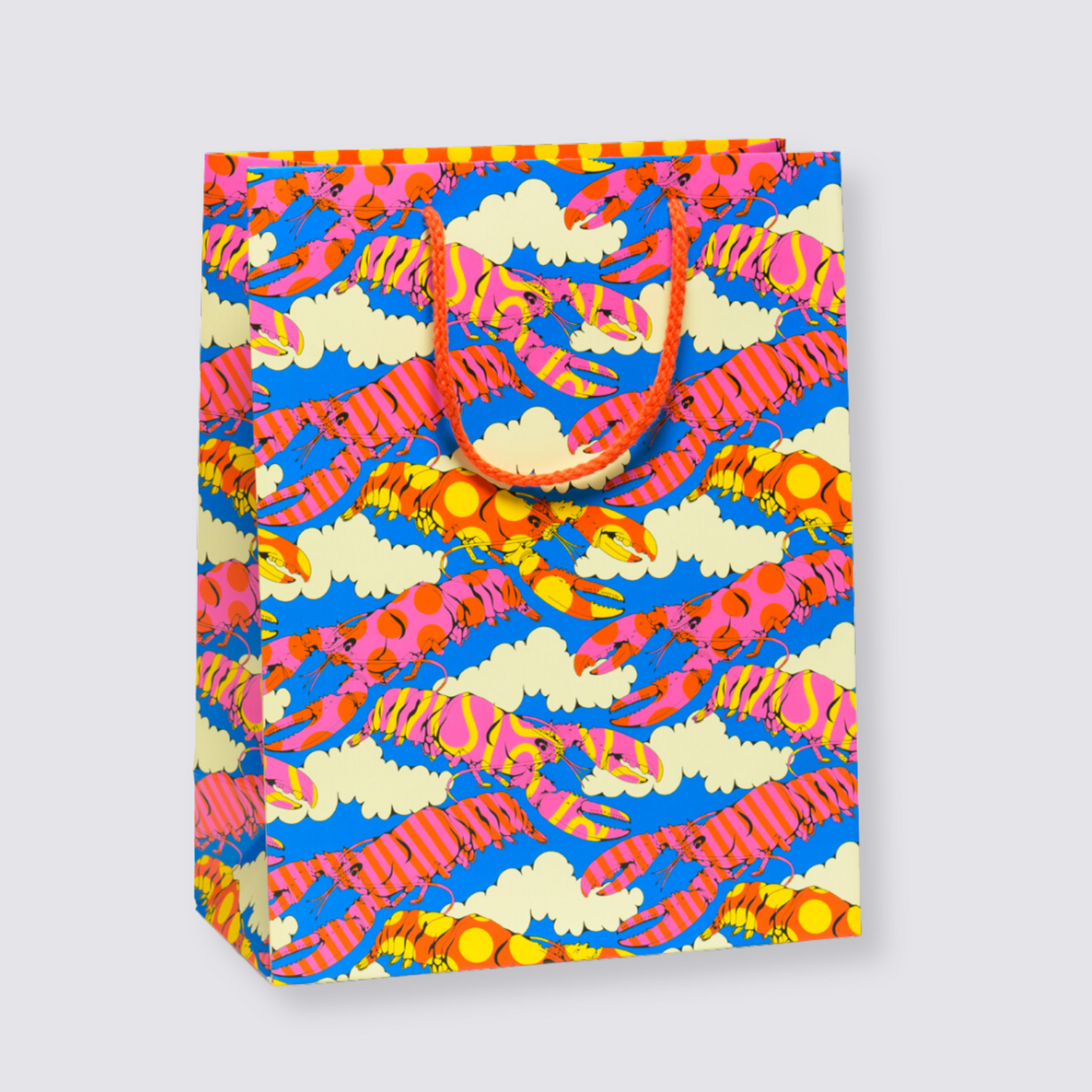 colourful lobster gift bag