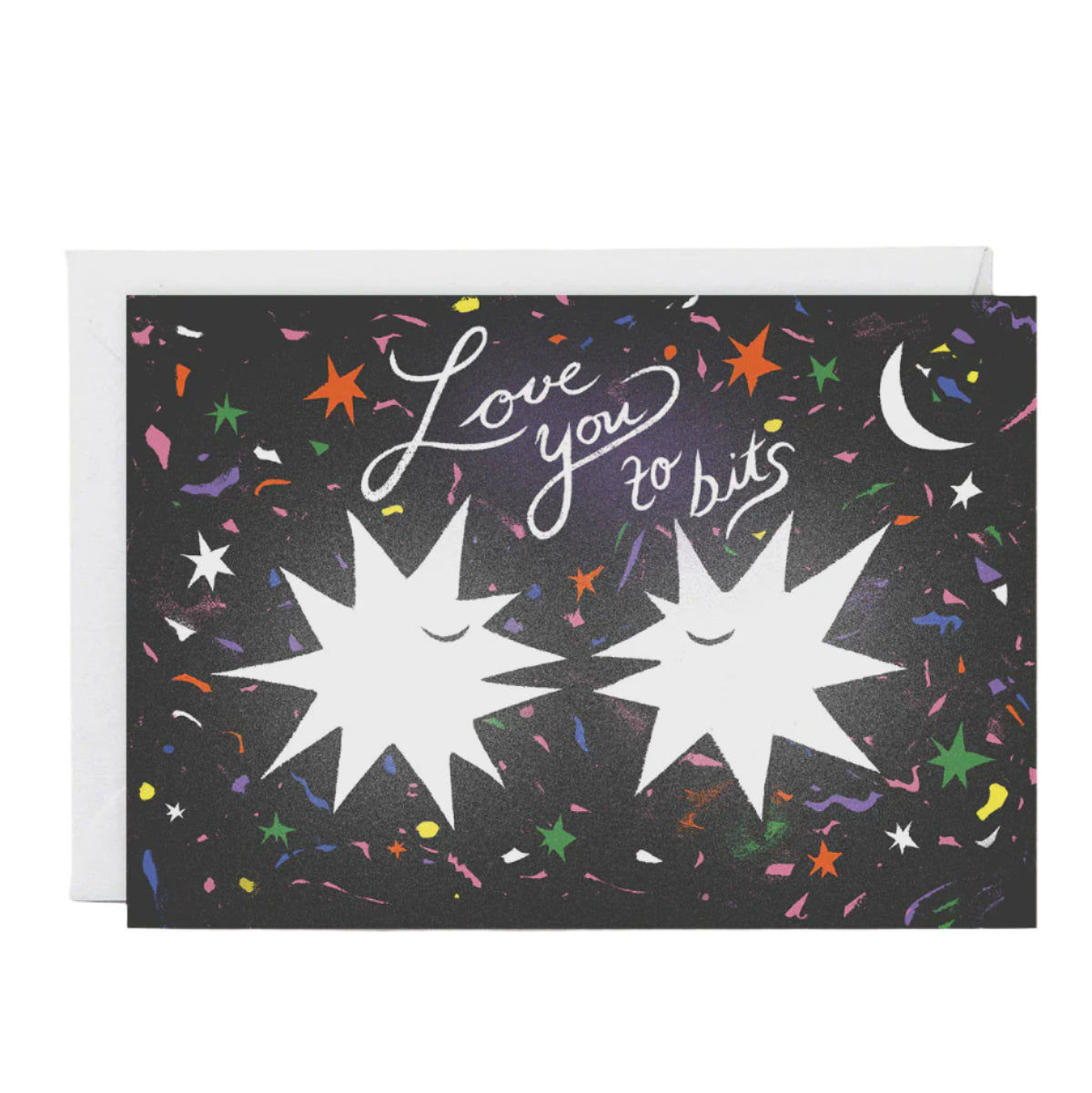 Love You To Bits Card