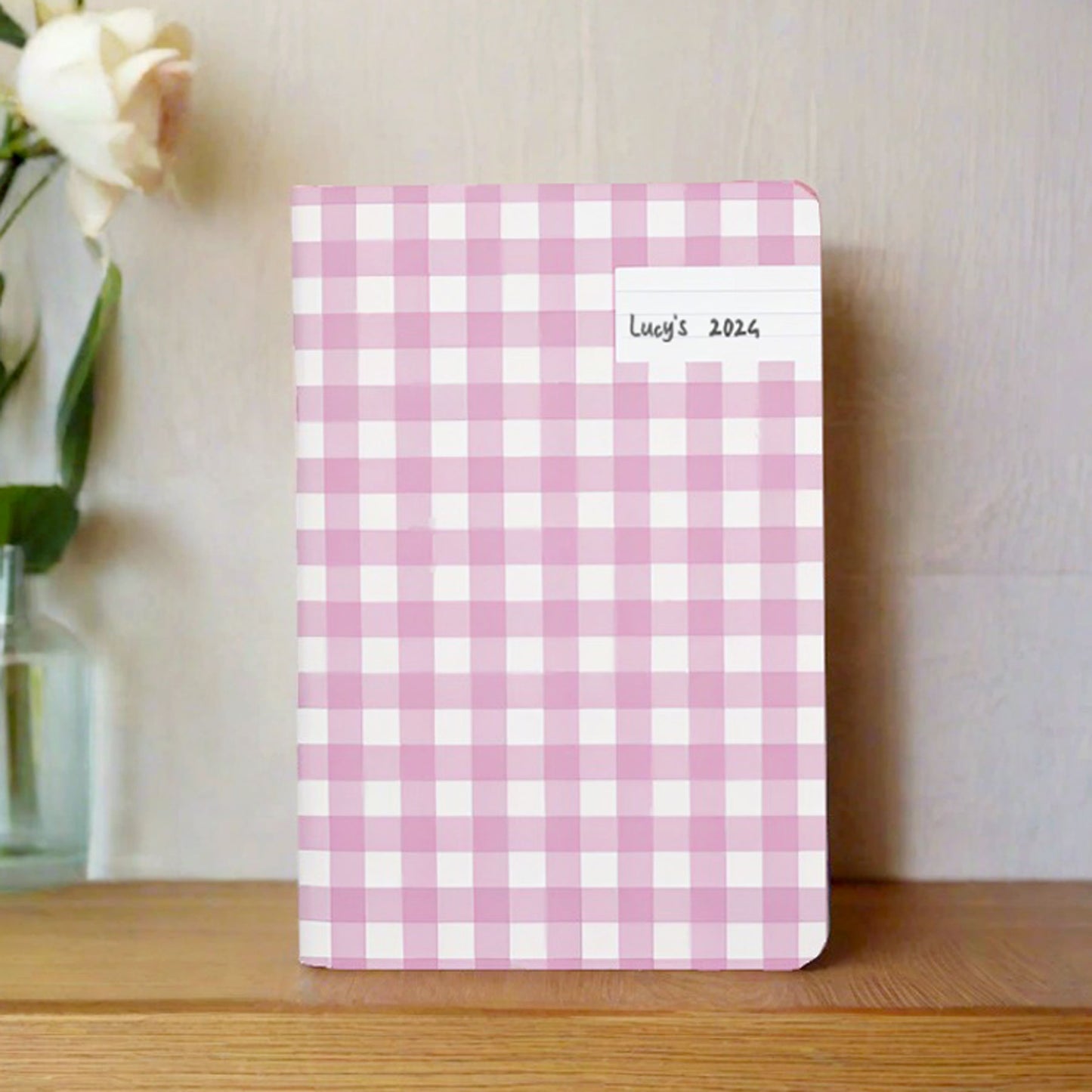 Swinging Candy Pink Notebook - Ruled