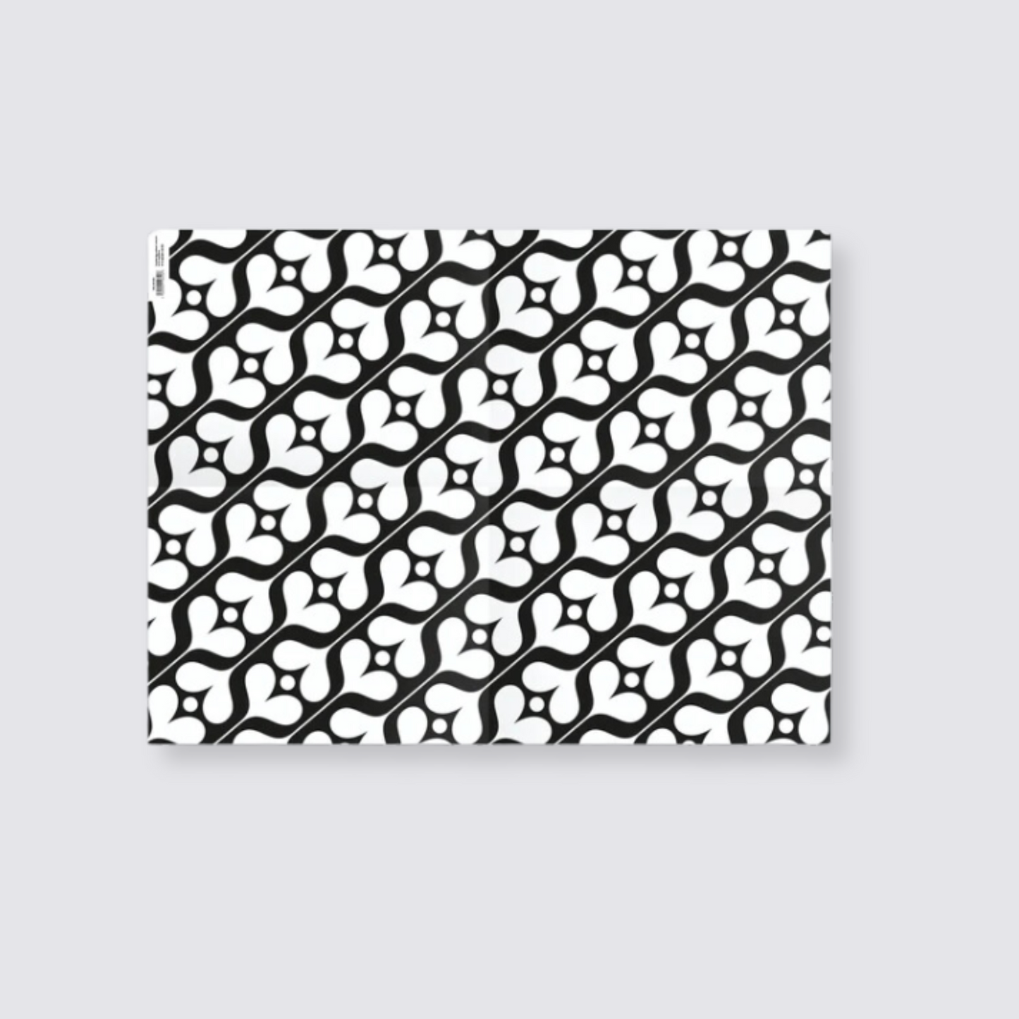 double sided wrapping paper black