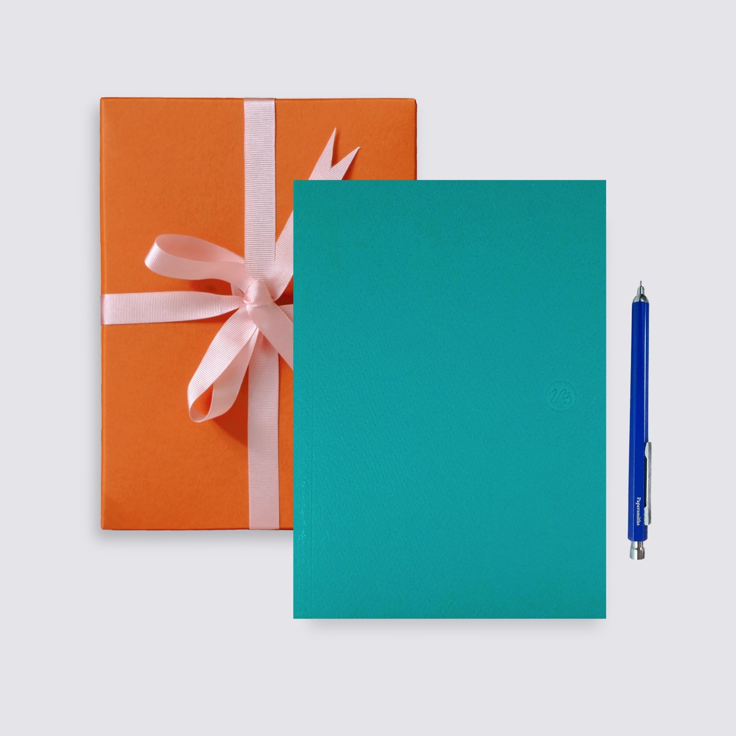 luxury teal stationery gift