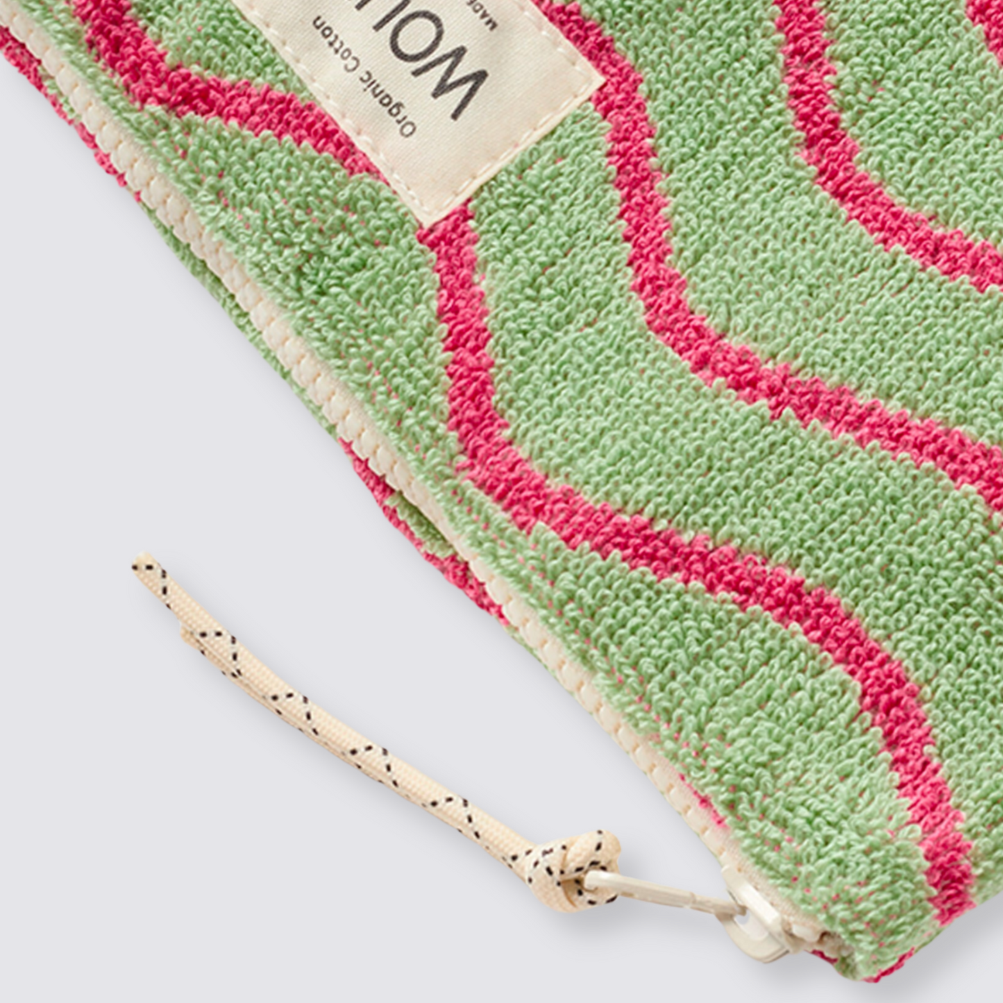 wavy zipper pouch wouf