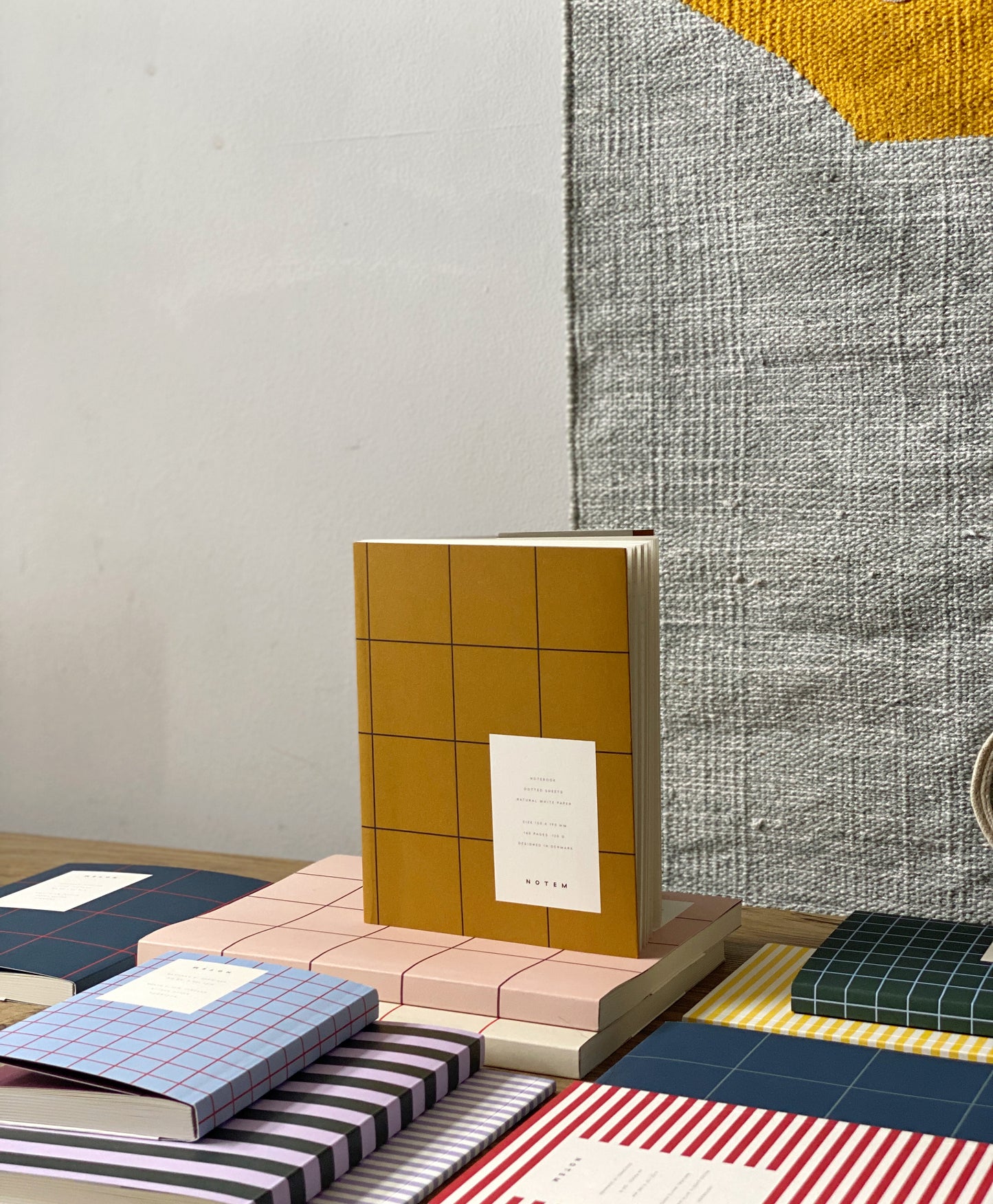 Green and pink undated diary