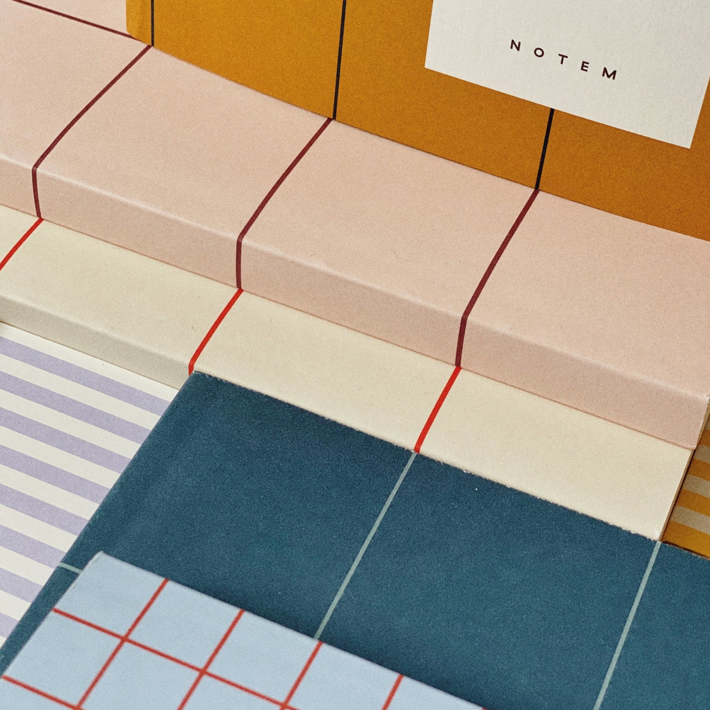 notem grid pattern notebooks