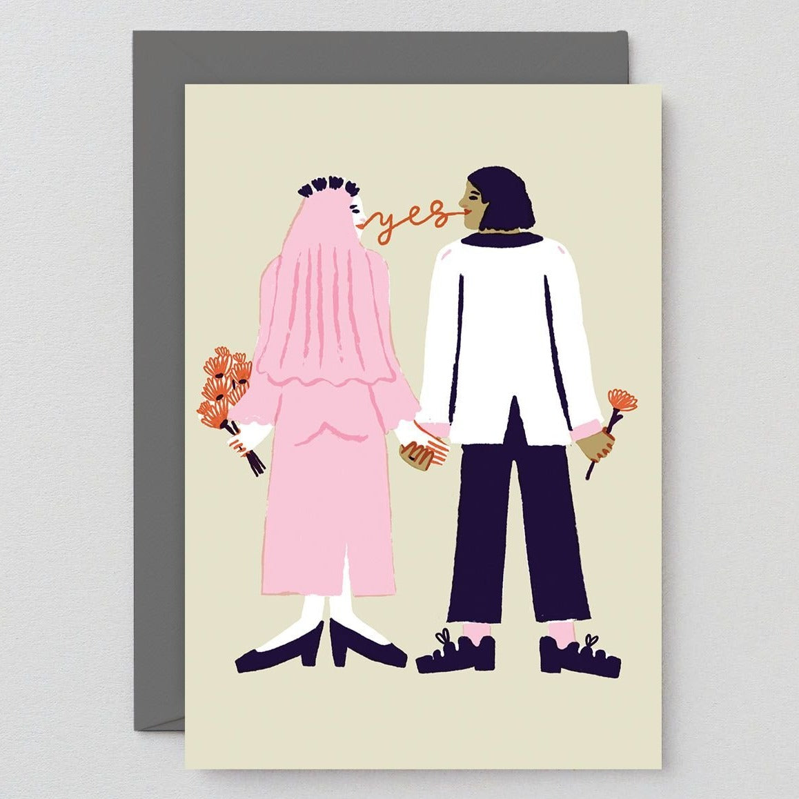 Say Yes Wedding Card