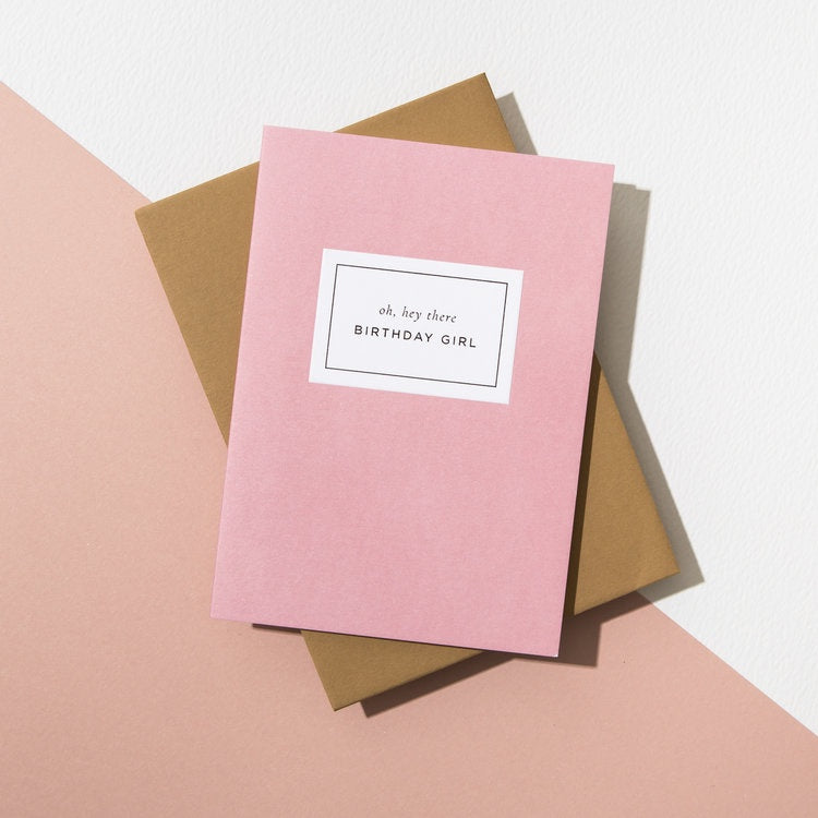 Oh Hey There Birthday Girl Pink