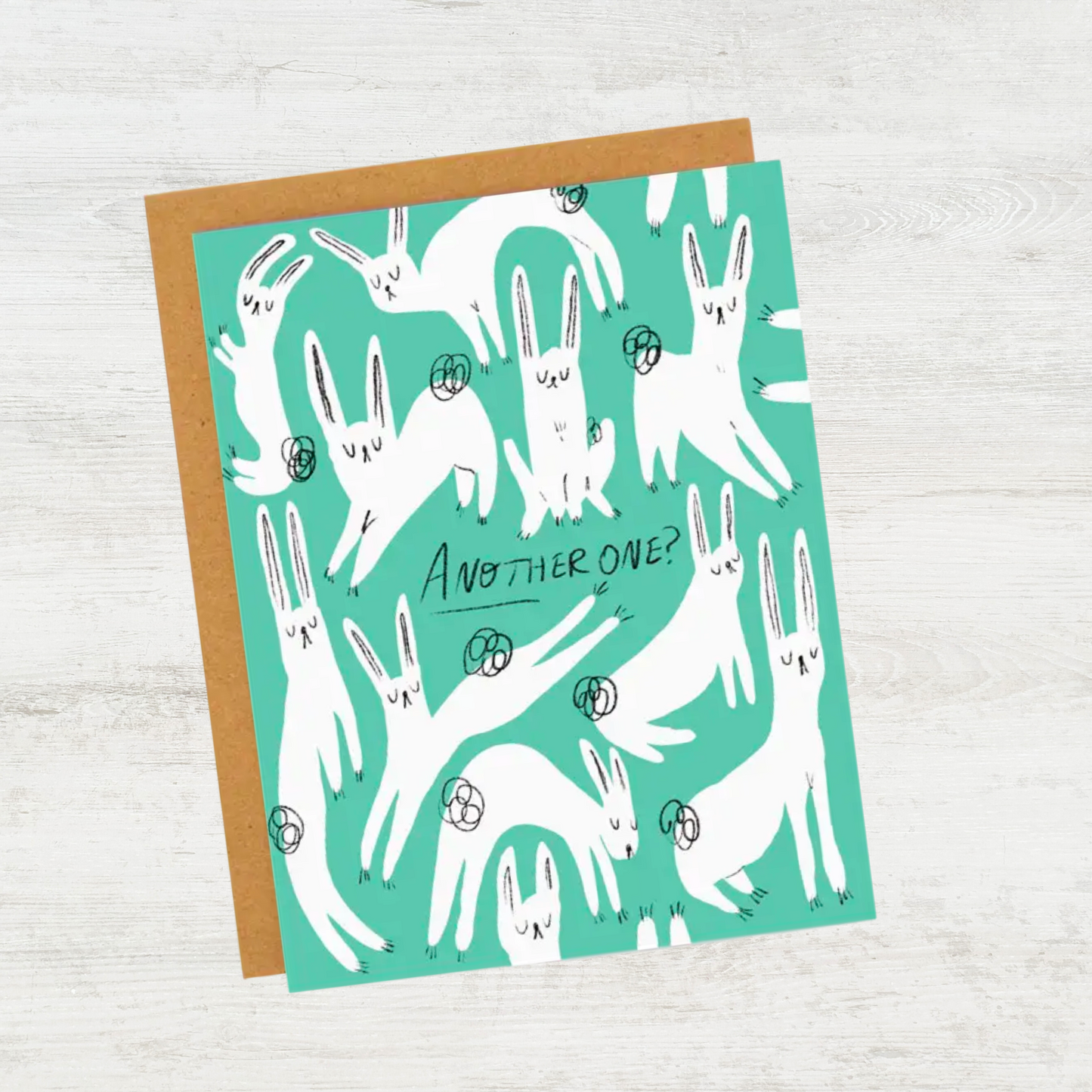 Baby Card with Rabbits