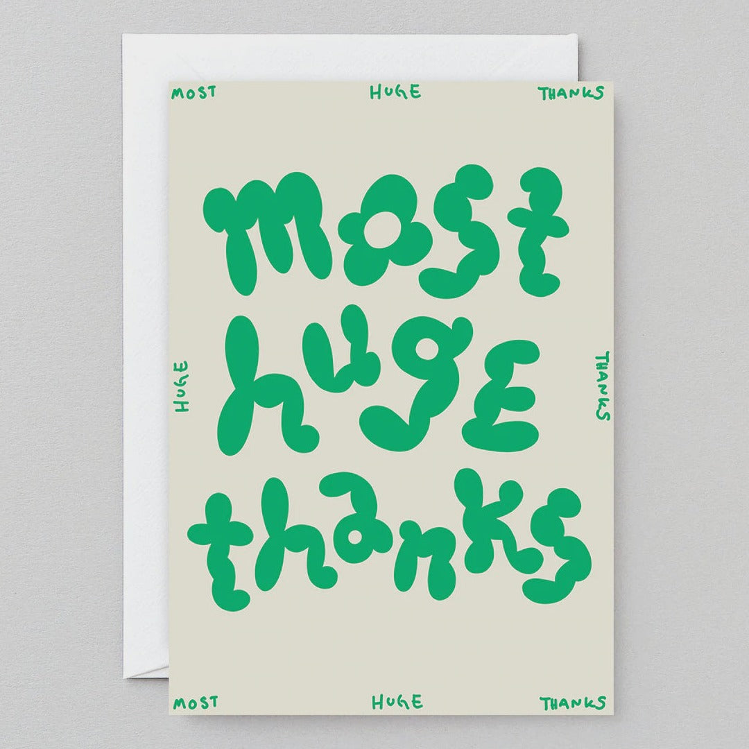 Most Huge Thanks Card