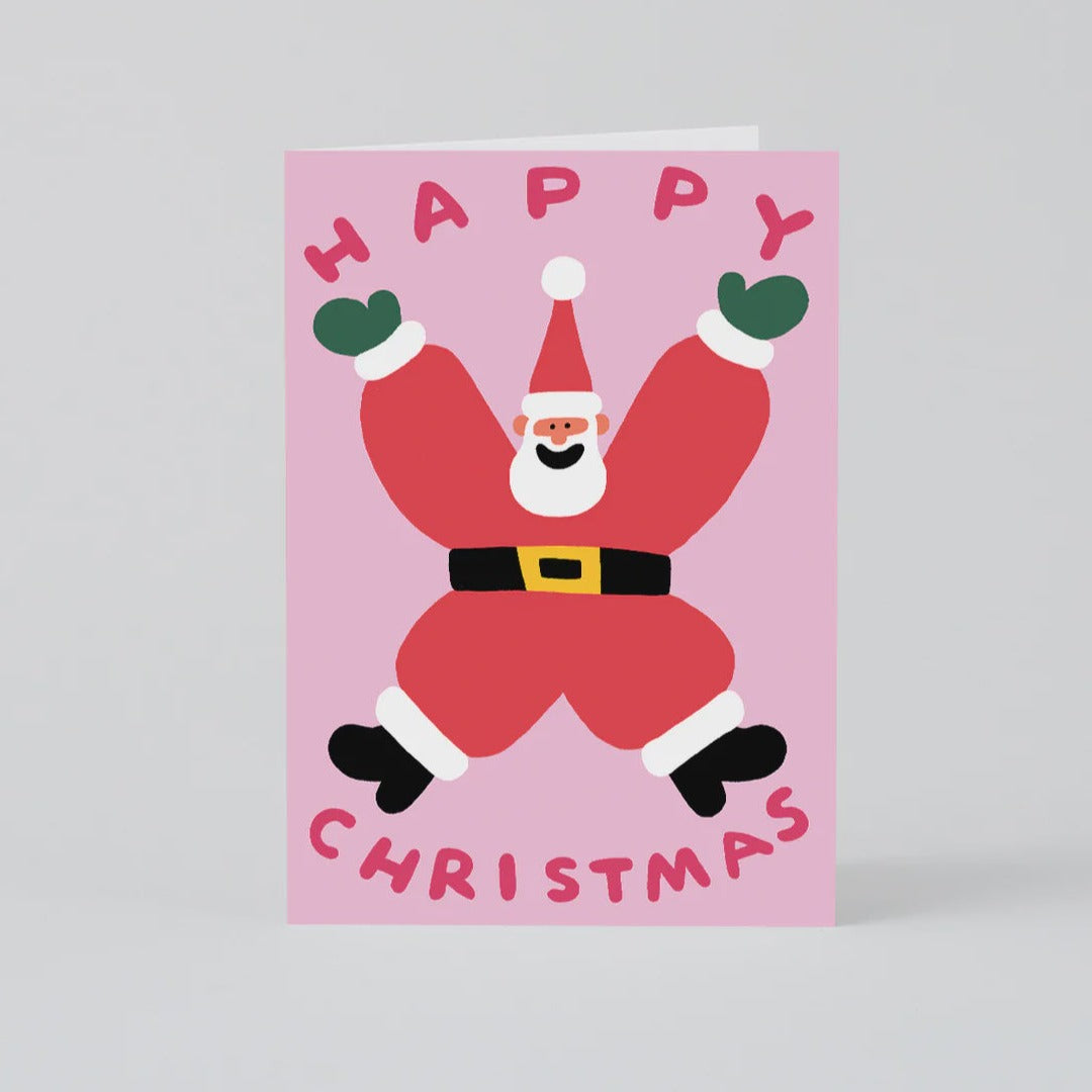 Happy Santa Christmas Card