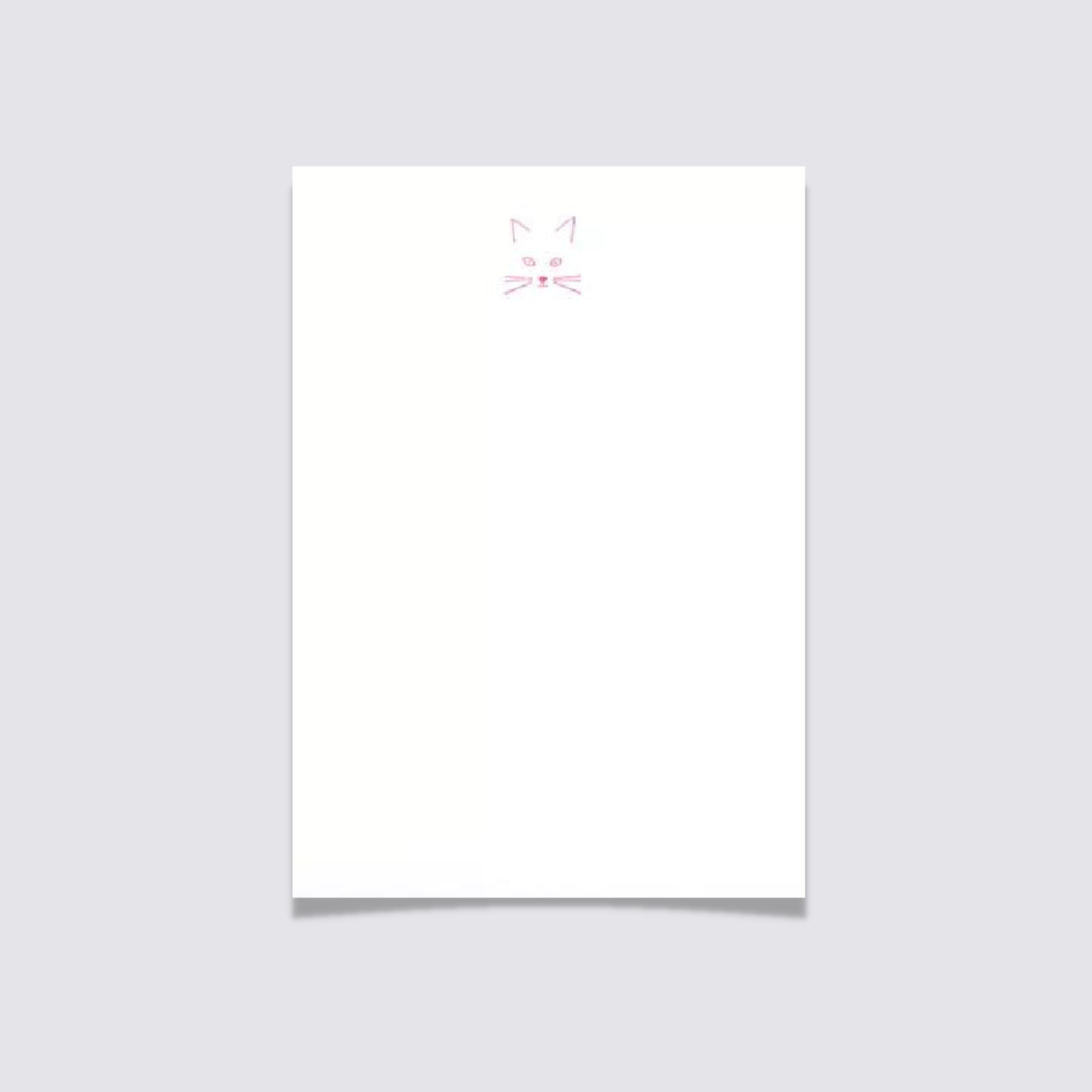 A6 Cat Notepad