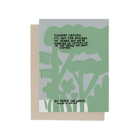 End of the world card back