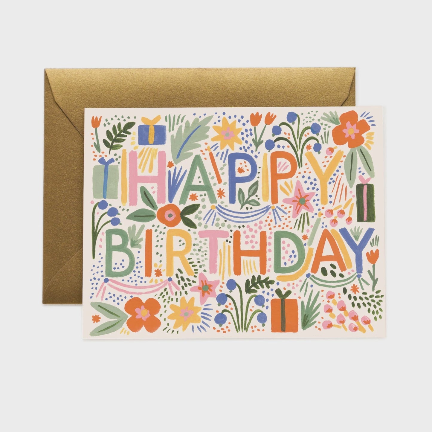 Happy Birthday Floral Card