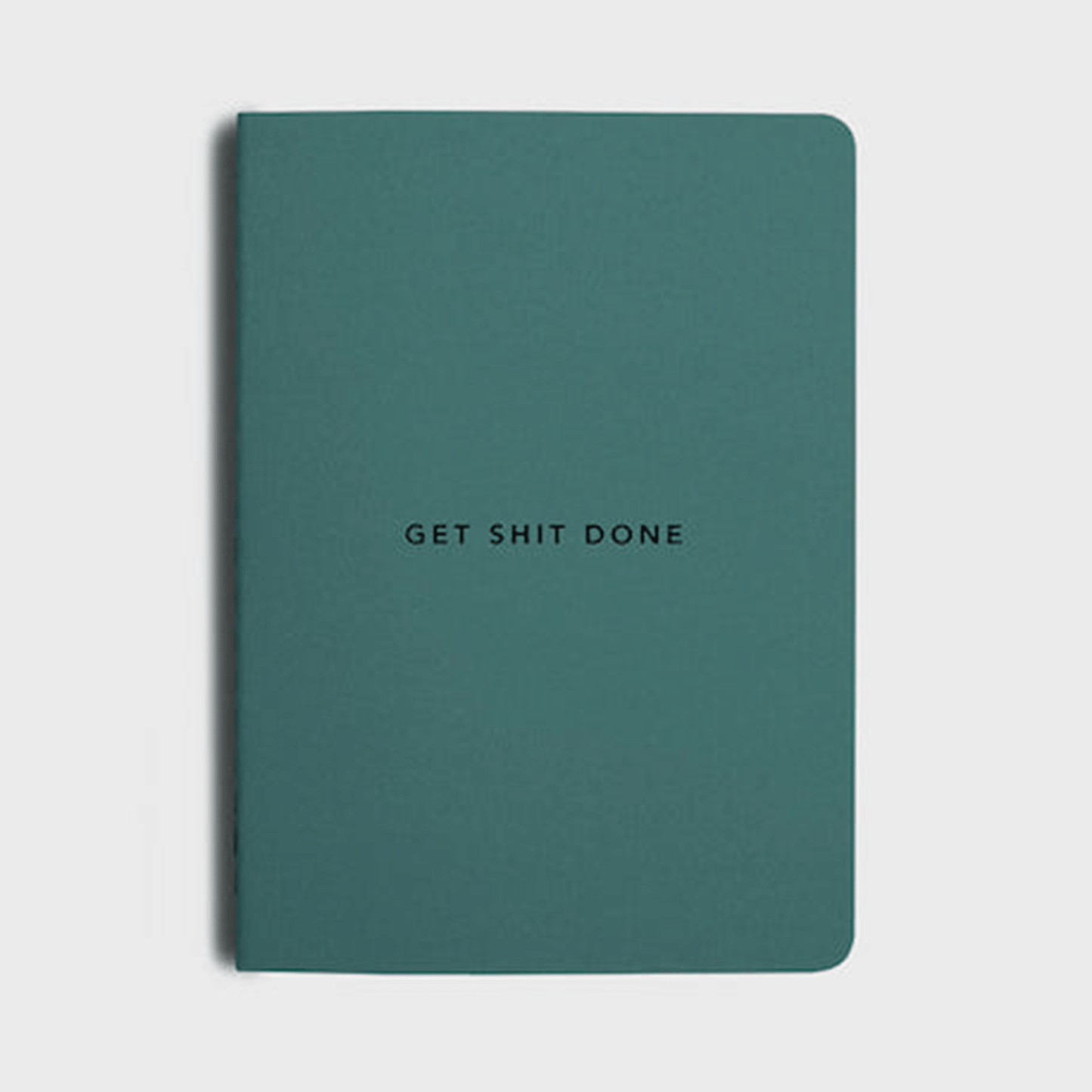 Teal get shit done notebook