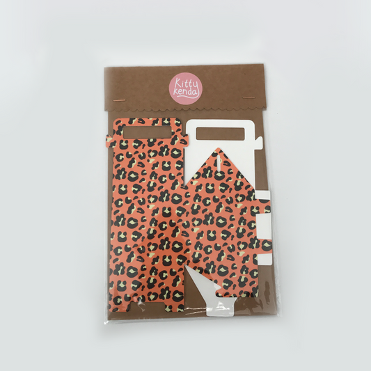 Gift Box - Orange Leopard